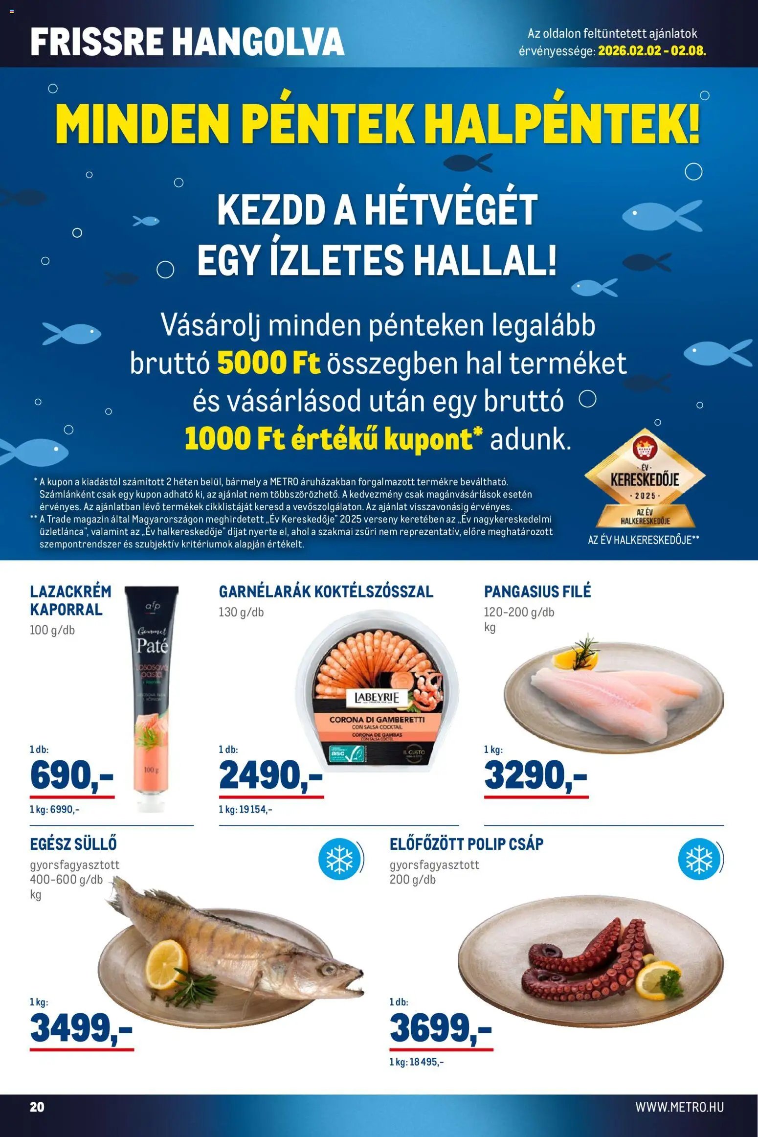 Metro újság 2026.02.01. Élelmiszer és Szezonális katalógus 2026/02 (2026-02-01 - 2026-02-28)