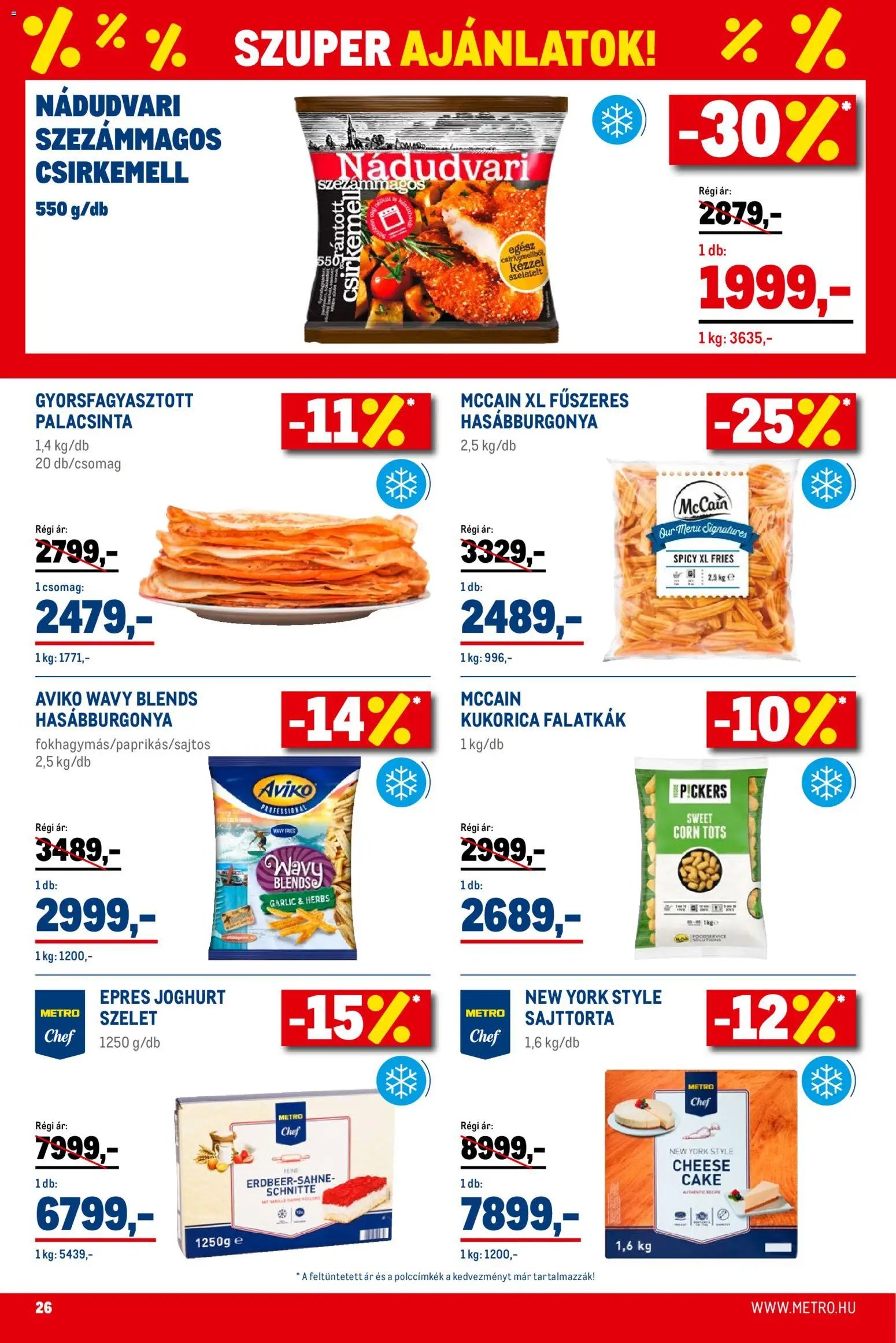 Metro újság 2026.02.01. Élelmiszer és Szezonális katalógus 2026/02 (2026-02-01 - 2026-02-28)