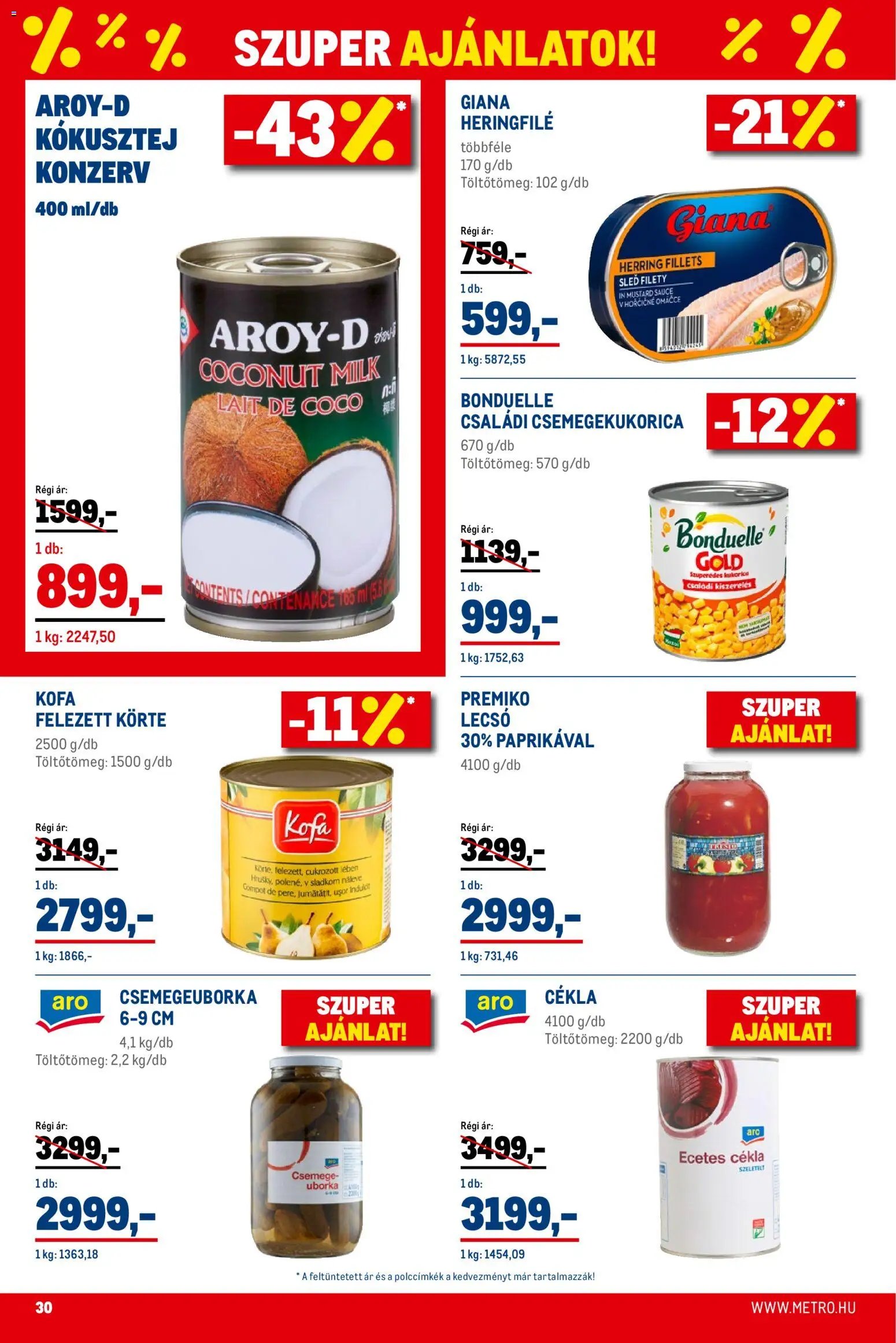 Metro újság 2026.02.01. Élelmiszer és Szezonális katalógus 2026/02 (2026-02-01 - 2026-02-28)
