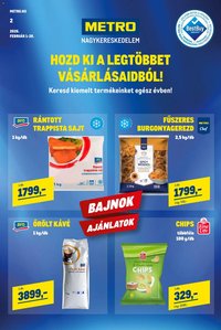 Metro újság 2026.02.01. Élelmiszer és Szezonális katalógus 2026/02 (2026-02-01 - 2026-02-28)