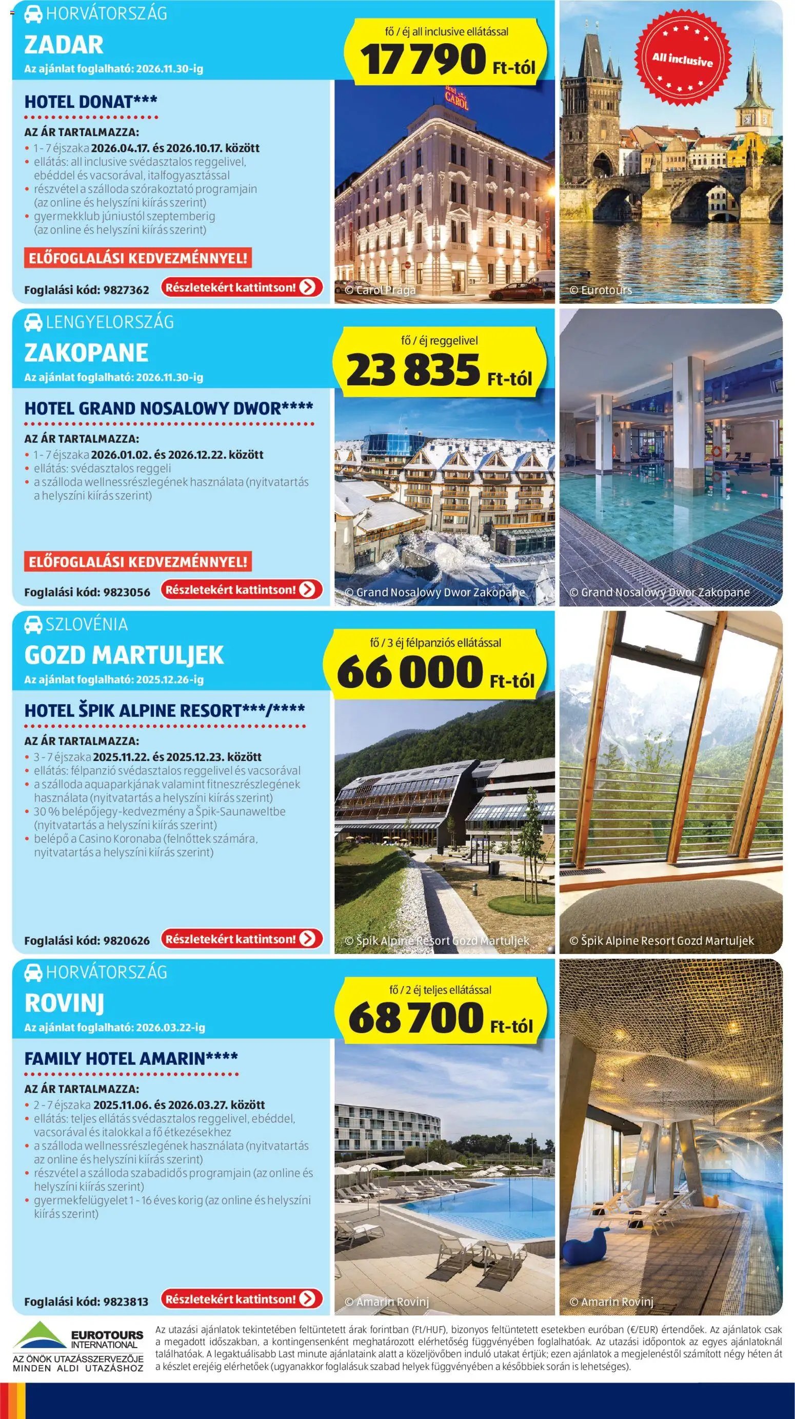 Aldi újság 2025.11.06. Utazás katalógus (2025-11-06 - 2025-11-12)