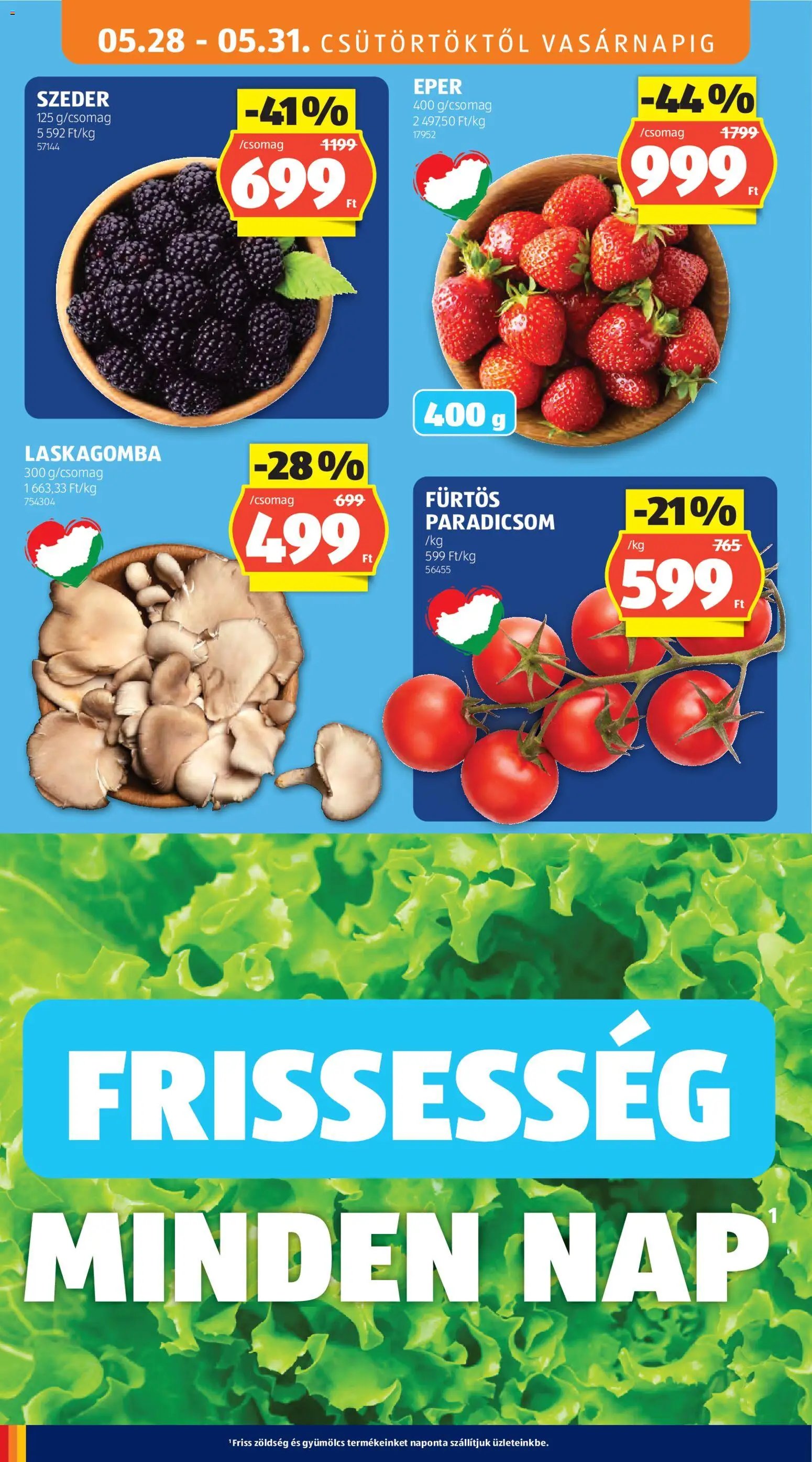 Aldi újság 2026.05.28. Aldi akciós újság (2026-05-28 - 2026-06-03)