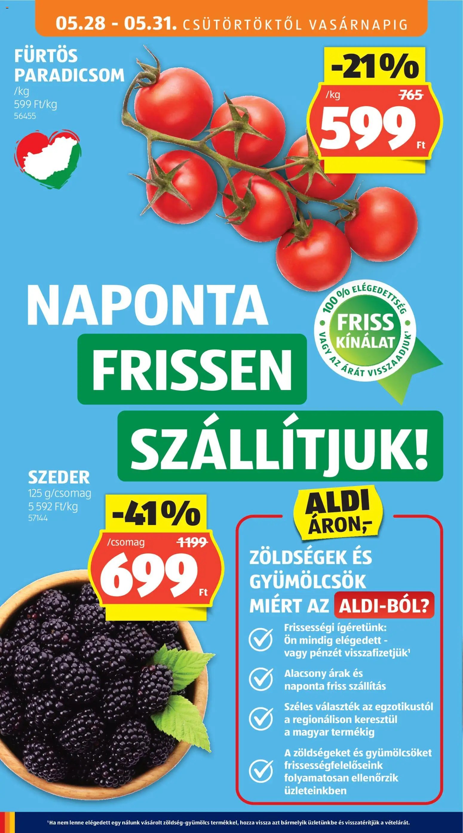 Aldi újság 2026.05.28. Aldi akciós újság (2026-05-28 - 2026-06-03)