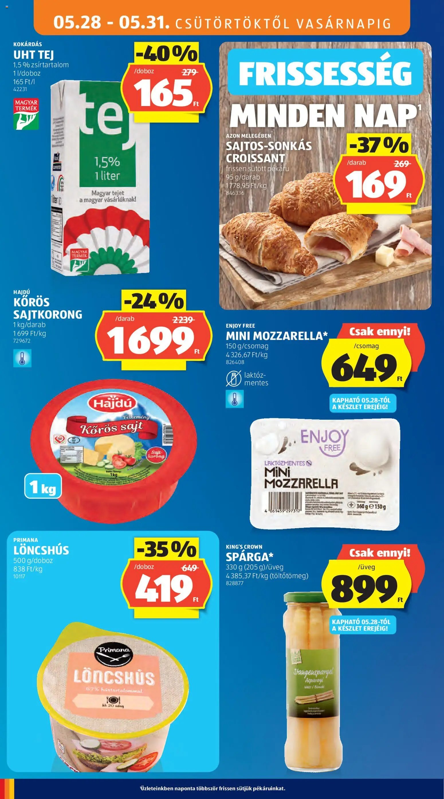 Aldi újság 2026.05.28. Aldi akciós újság (2026-05-28 - 2026-06-03)