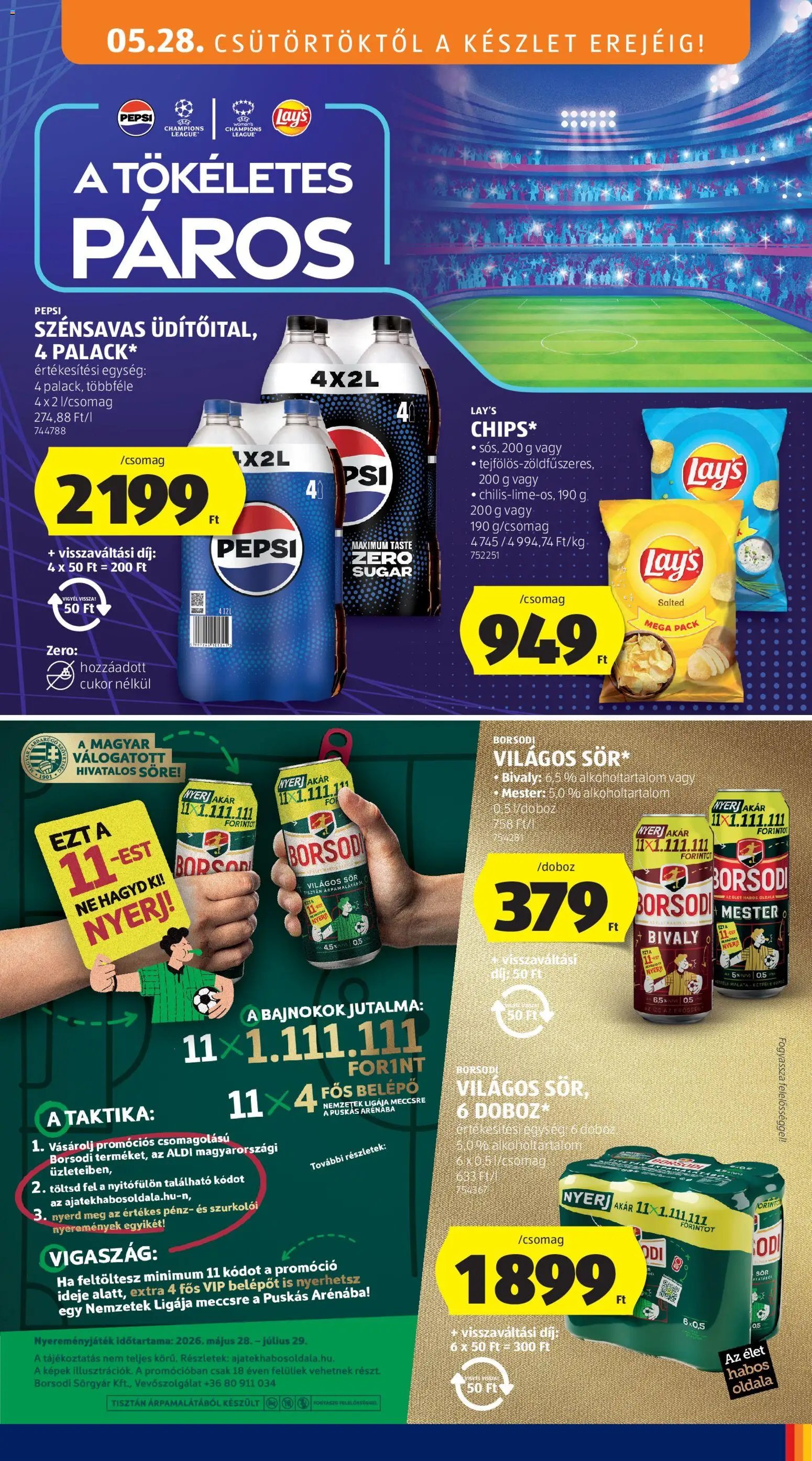 Aldi újság 2026.05.28. Aldi akciós újság (2026-05-28 - 2026-06-03)