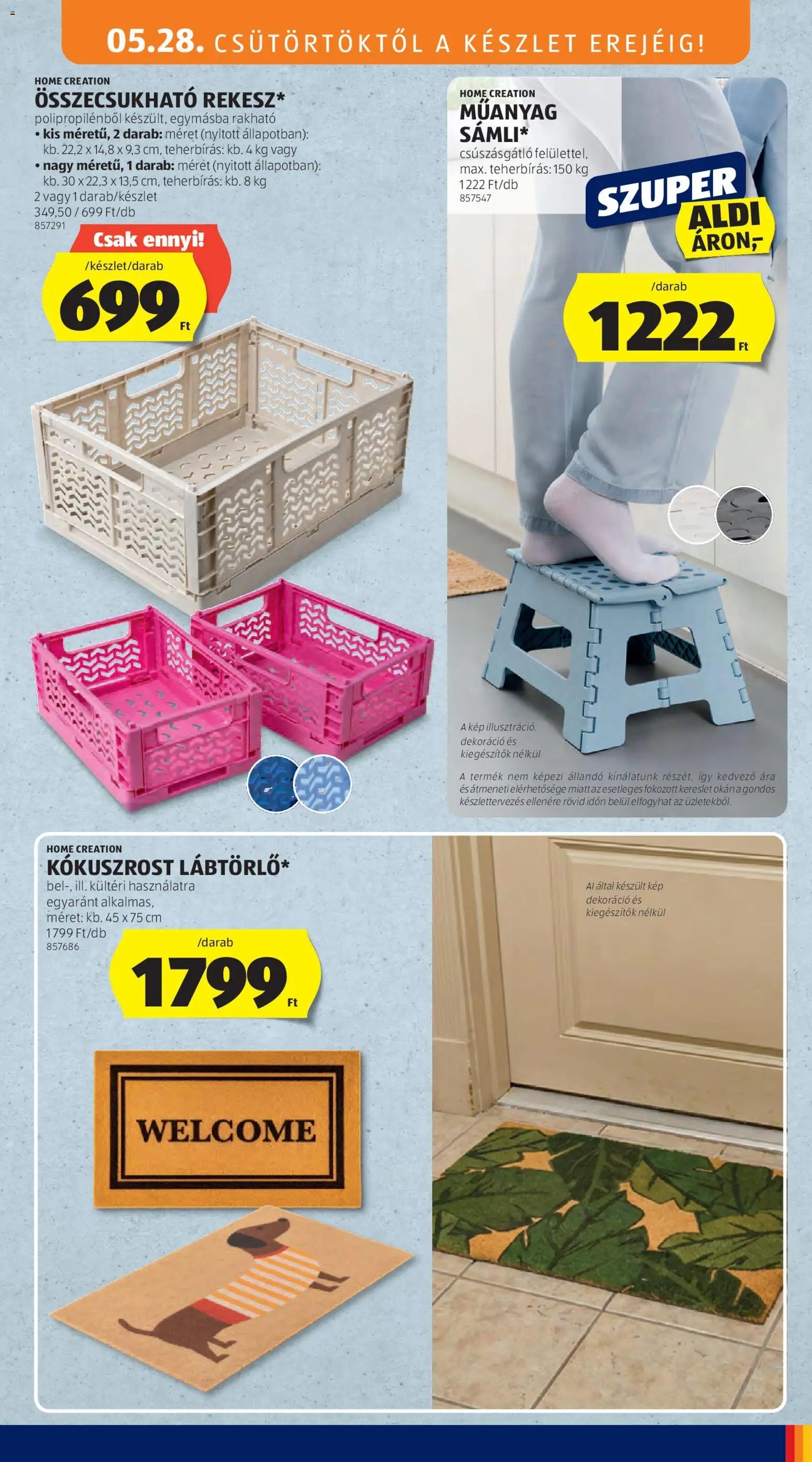 Aldi újság 2026.05.28. Aldi akciós újság (2026-05-28 - 2026-06-03)