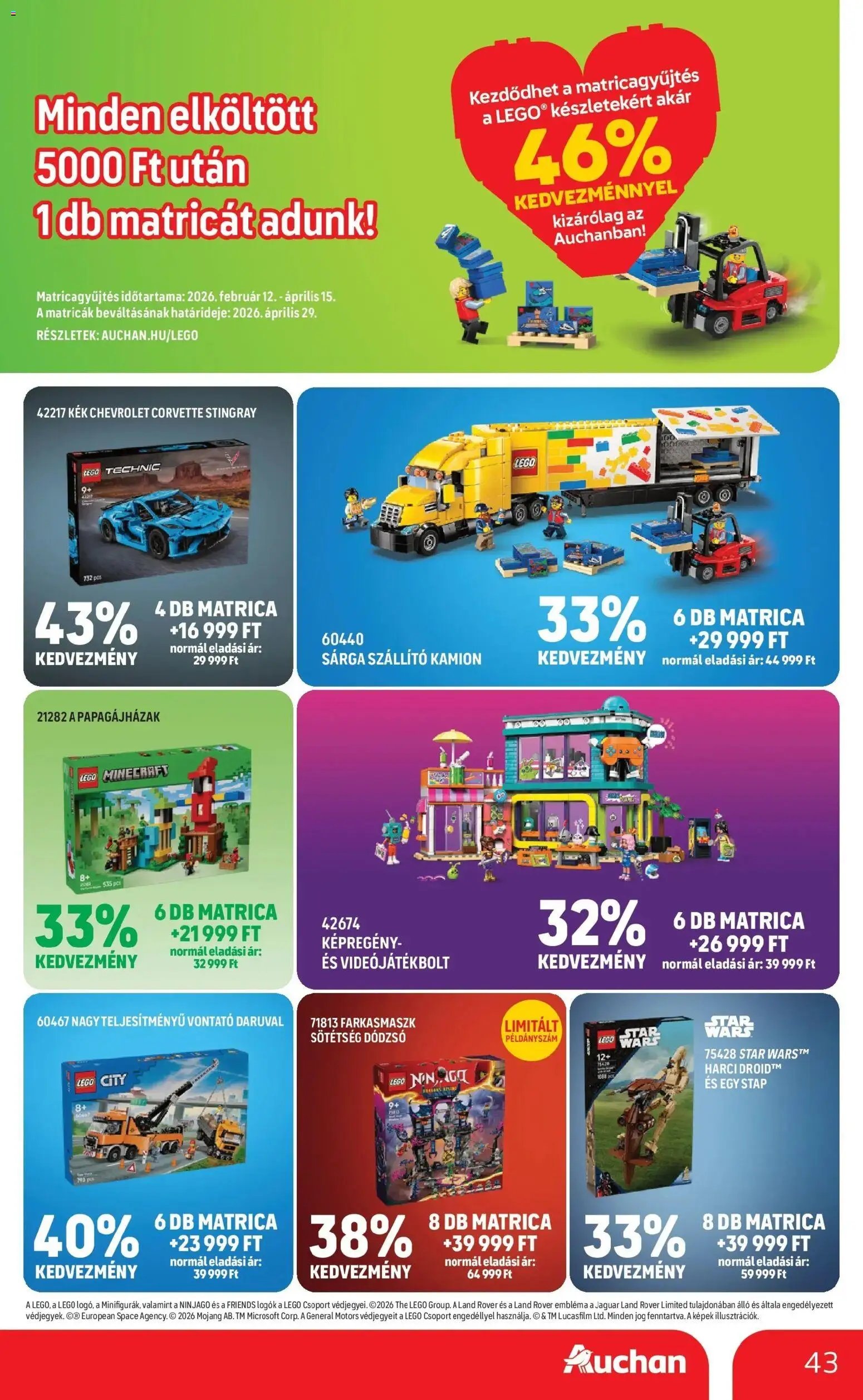 Auchan újság 2026.02.19. Szolnok Akciós újság Auchan (2026-02-19 - 2026-02-25)