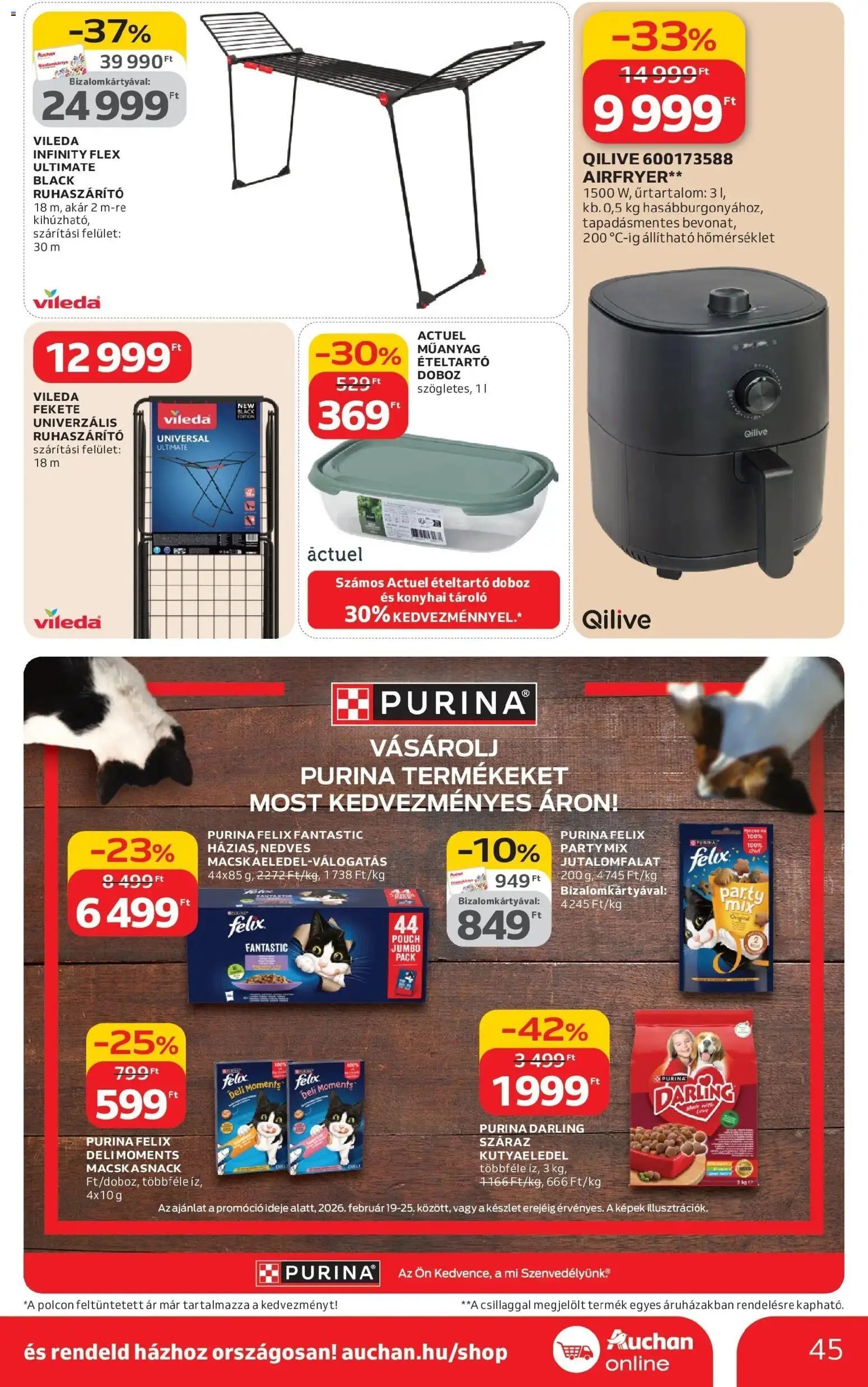 Auchan újság 2026.02.19. Szolnok Akciós újság Auchan (2026-02-19 - 2026-02-25)