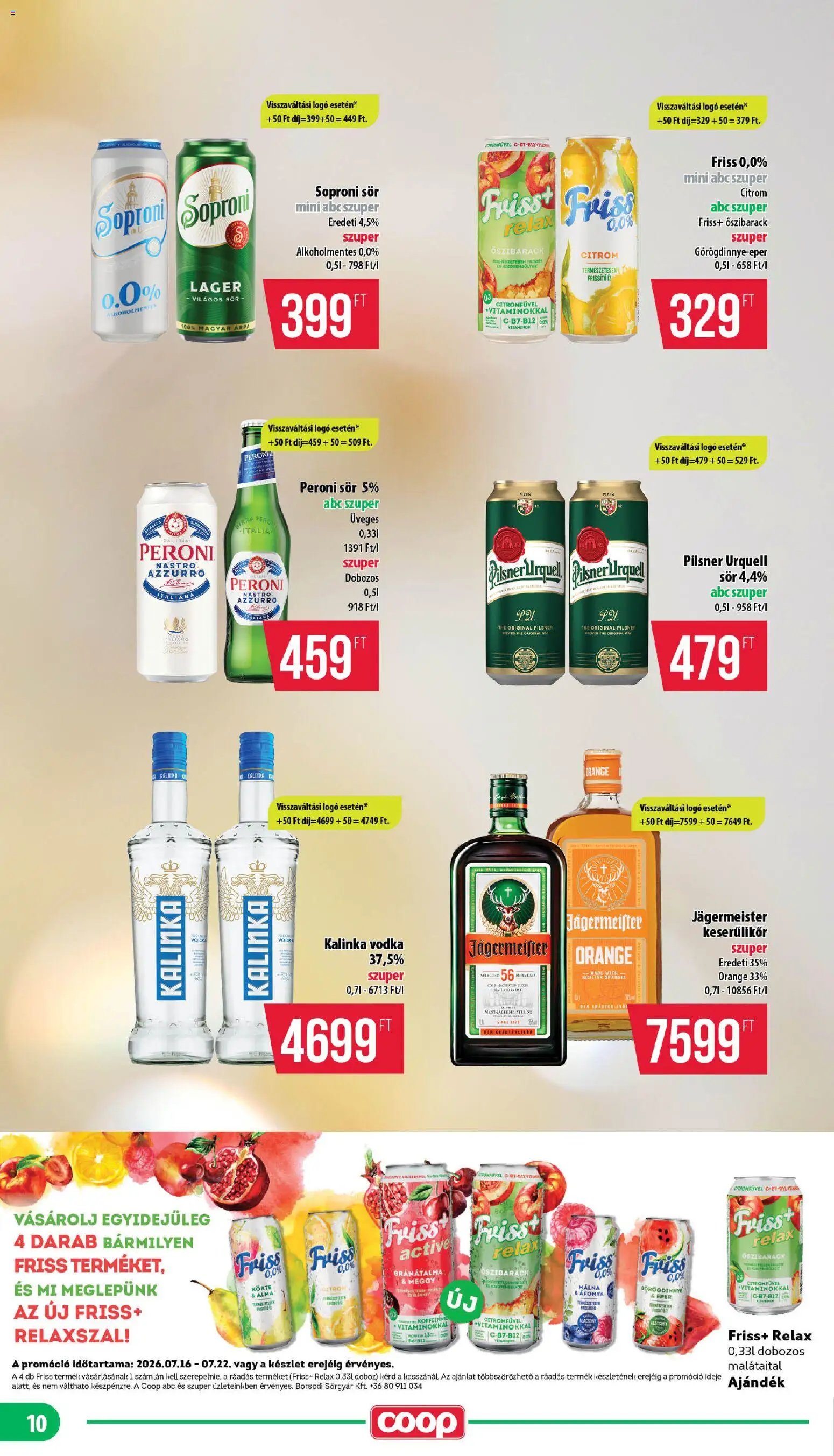 COOP újság 2026.07.16. COOP - Mini & Abc & Szuper / Nyírzem