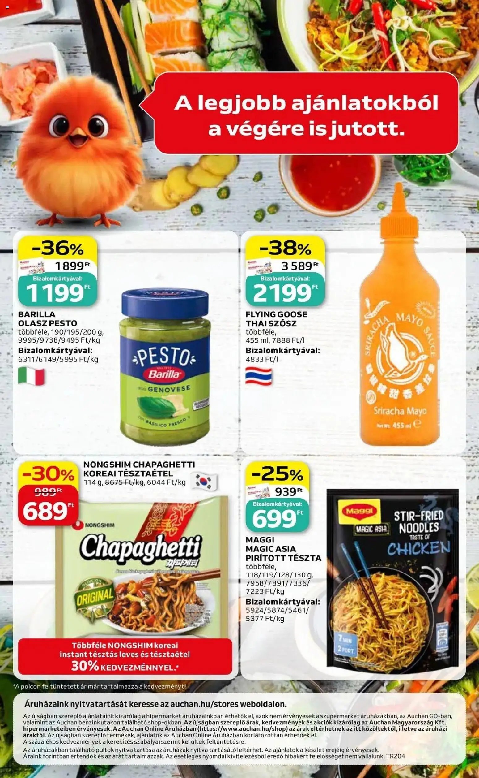 Auchan újság 2026.05.07. Auchan Nemzetközi konyha ajánlataink Szekszárd (2026-05-07 - 2026-05-20)