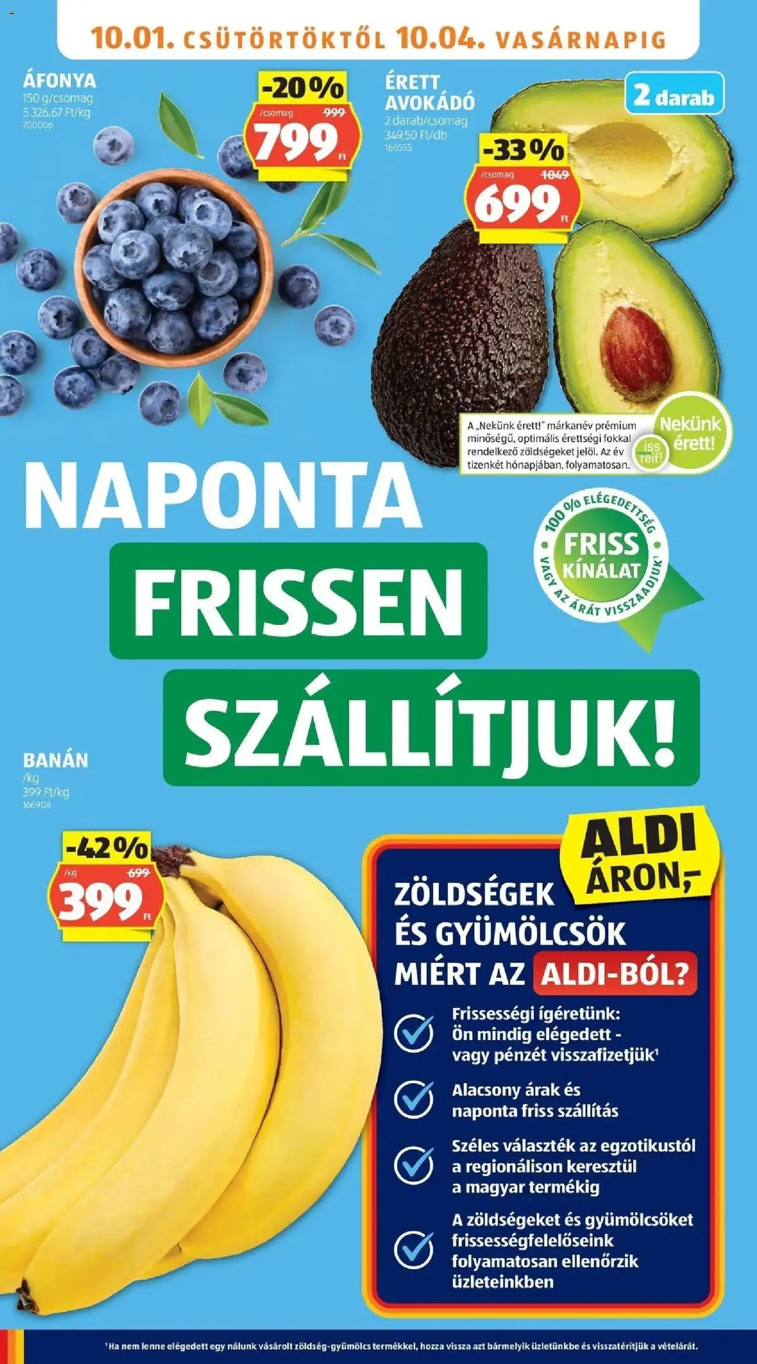 Aldi újság 2026.09.26. Aldi aktuális akciós újság