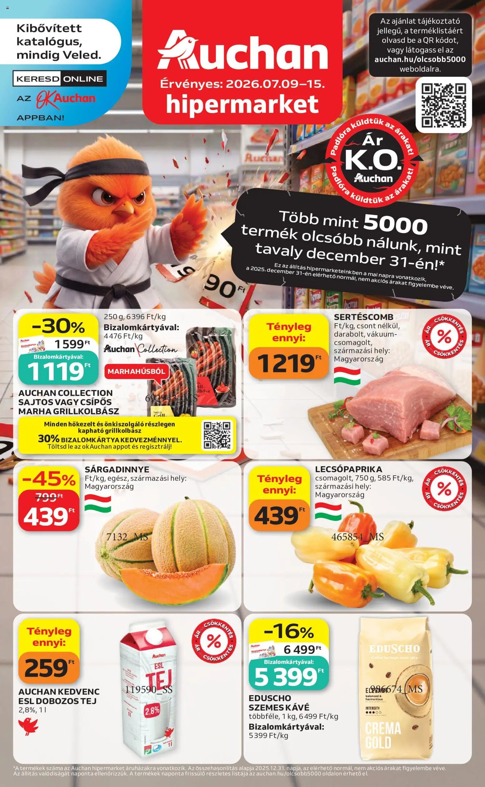Auchan újság 2026.07.09. Auchan akciós újság