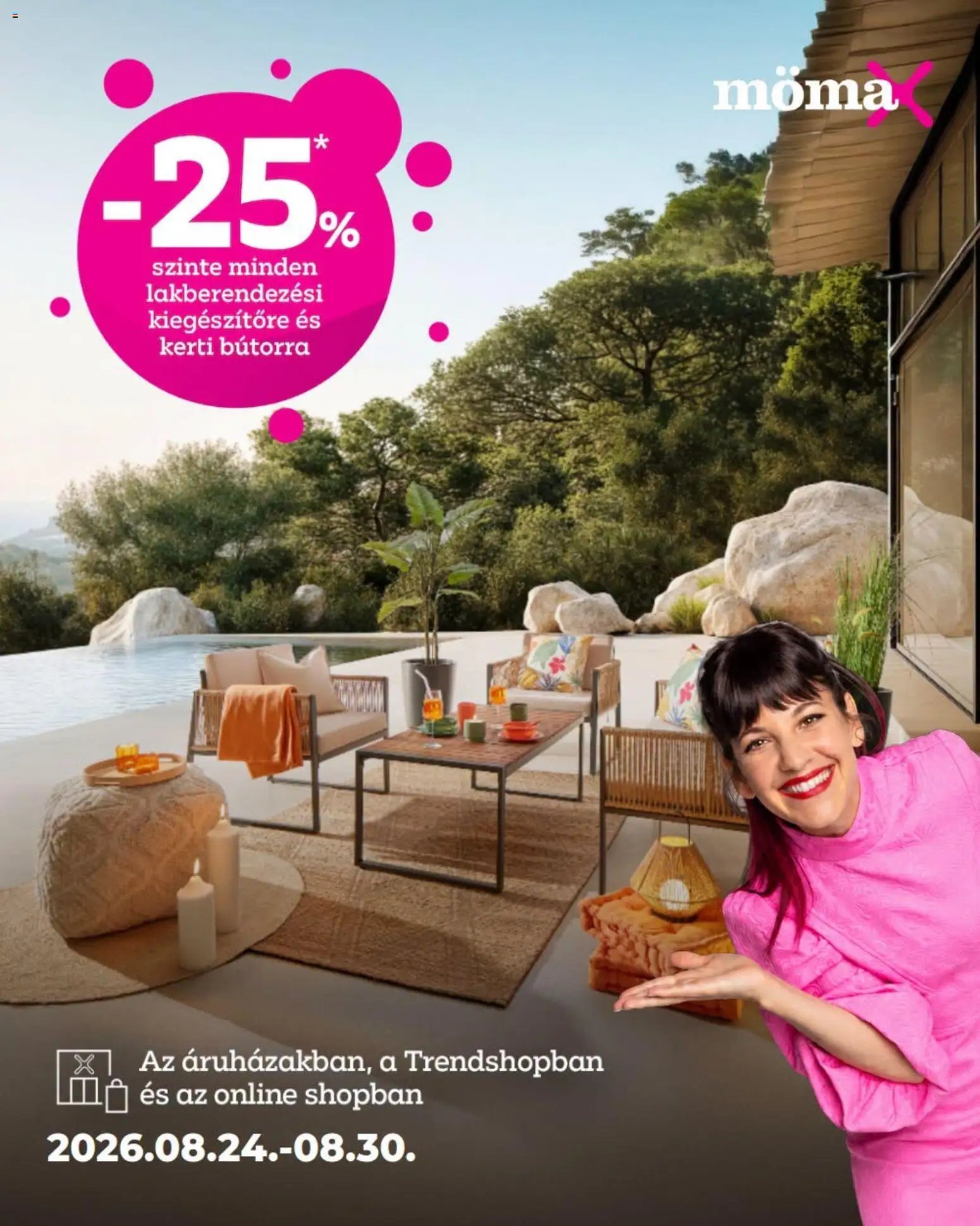 Mömax újság 2026.08.24. Mömax akciós újság