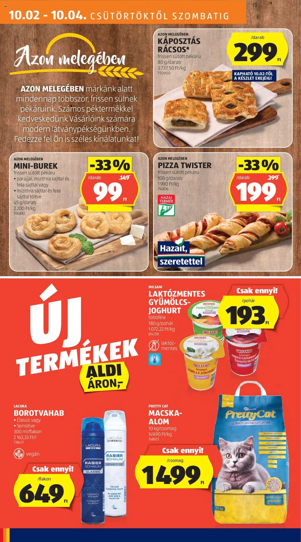 Aldi újság 2025.10.02. Akciós újság Aldi (2025-10-02 - 2025-10-08)
