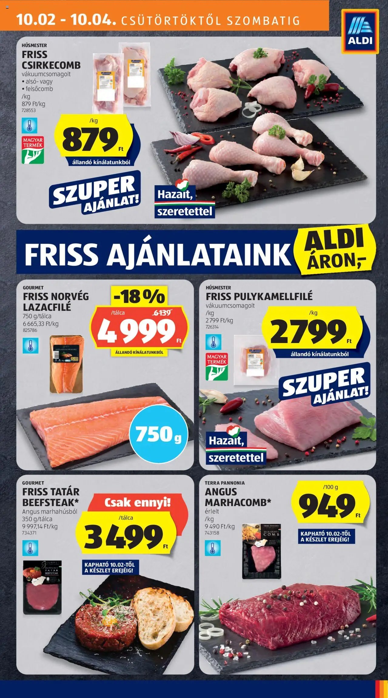 Aldi újság 2025.10.02. Akciós újság Aldi (2025-10-02 - 2025-10-08)