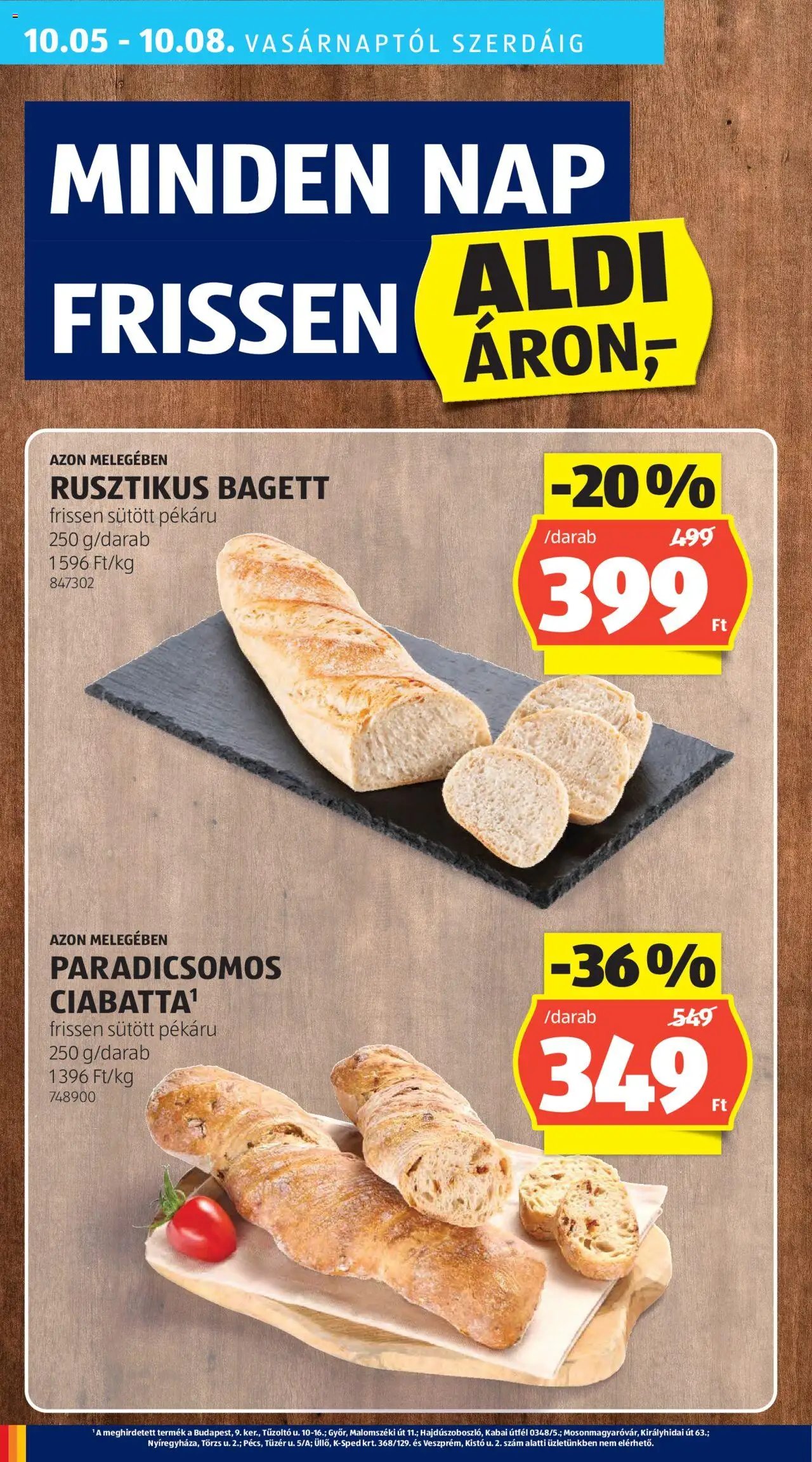 Aldi újság 2025.10.02. Akciós újság Aldi (2025-10-02 - 2025-10-08)