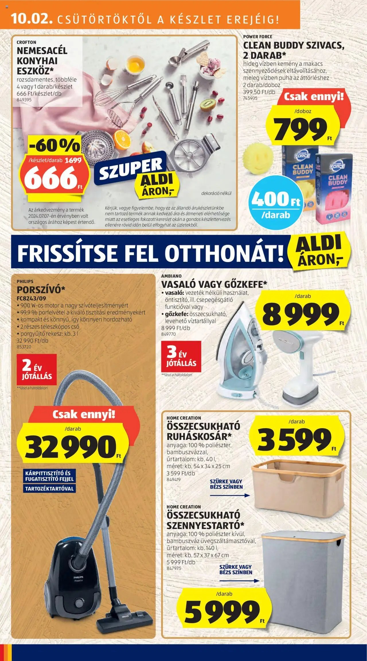 Aldi újság 2025.10.02. Akciós újság Aldi (2025-10-02 - 2025-10-08)