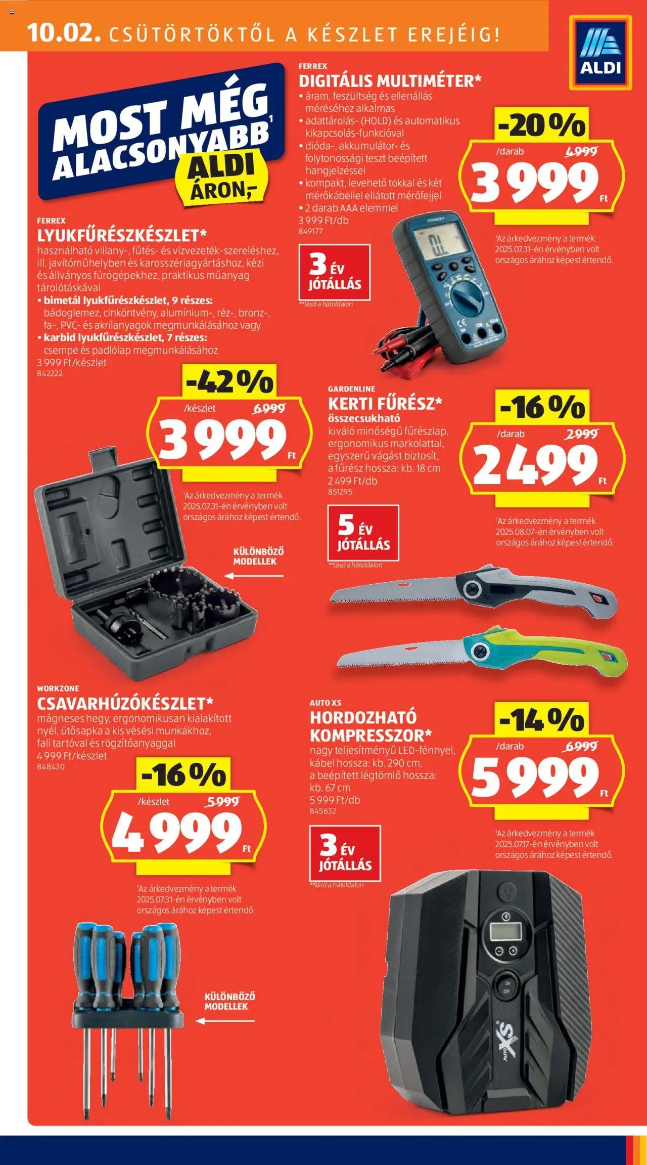 Aldi újság 2025.10.02. Akciós újság Aldi (2025-10-02 - 2025-10-08)
