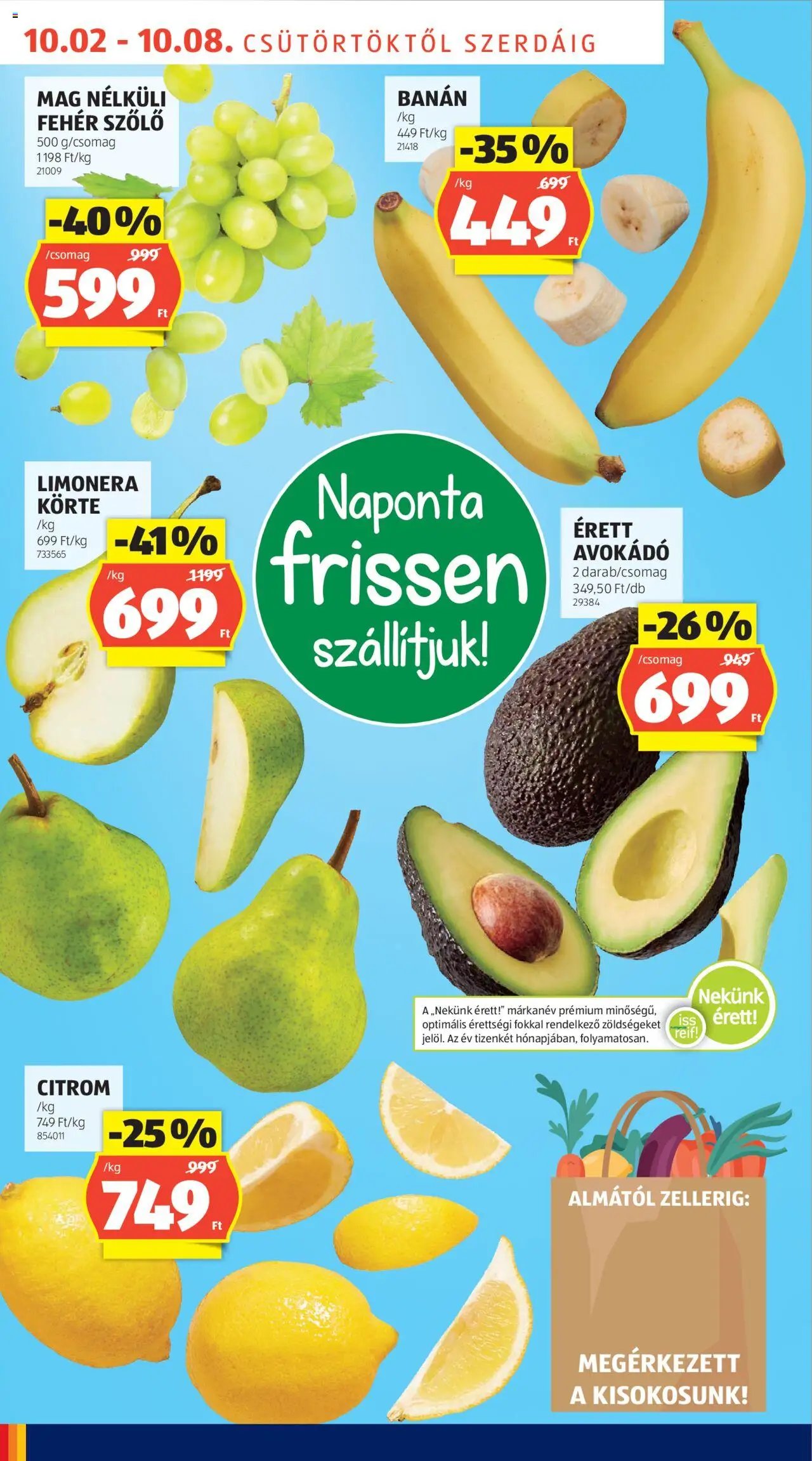 Aldi újság 2025.10.02. Akciós újság Aldi (2025-10-02 - 2025-10-08)