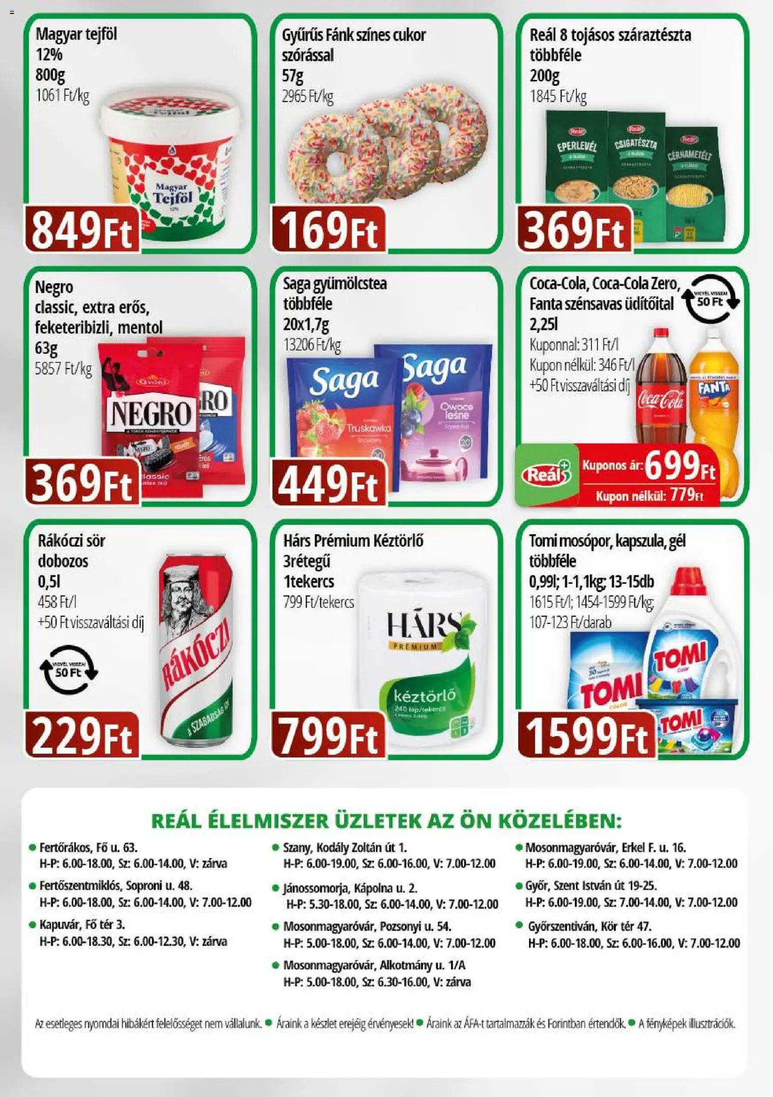 Reál Bevásárló hétvége - Kisalföld 2026.10.14. - lapozható formában szórólap ✳️