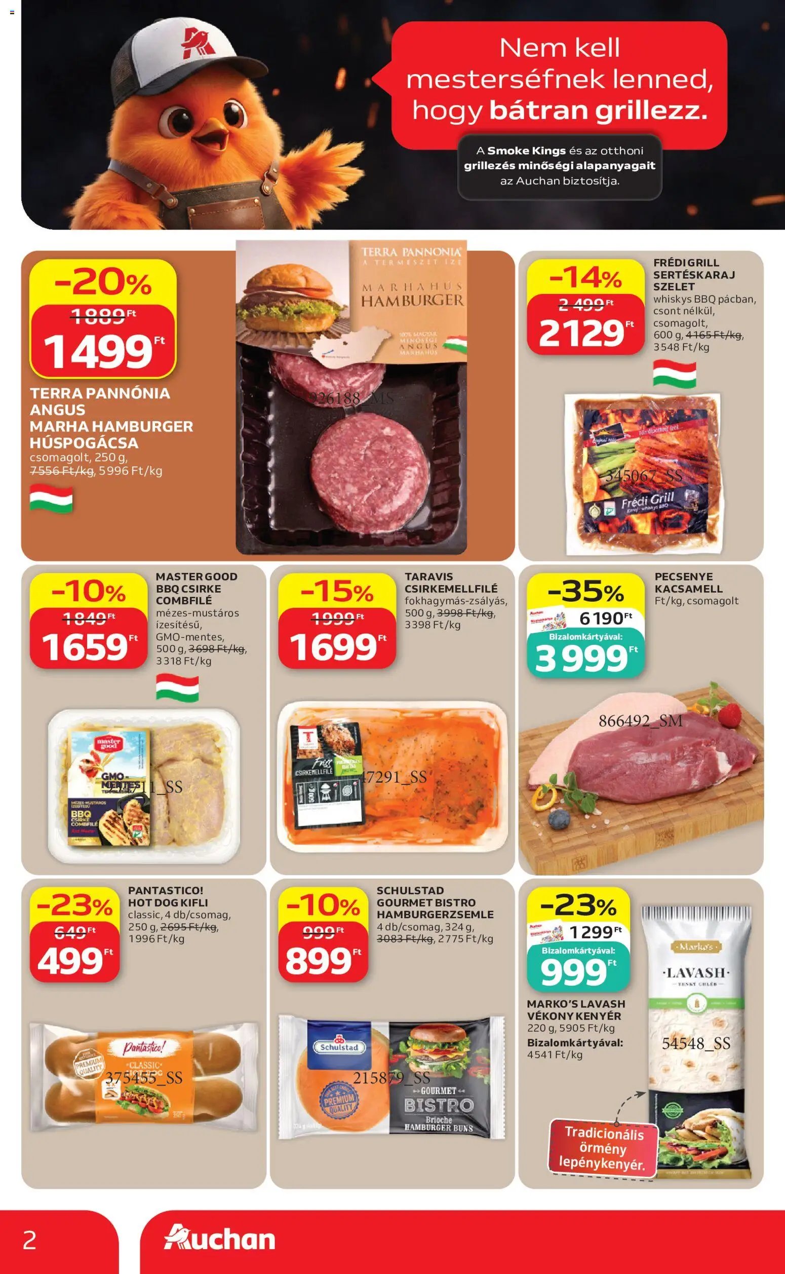 Auchan újság 2026.07.16. Auchan Grill ajánlataink