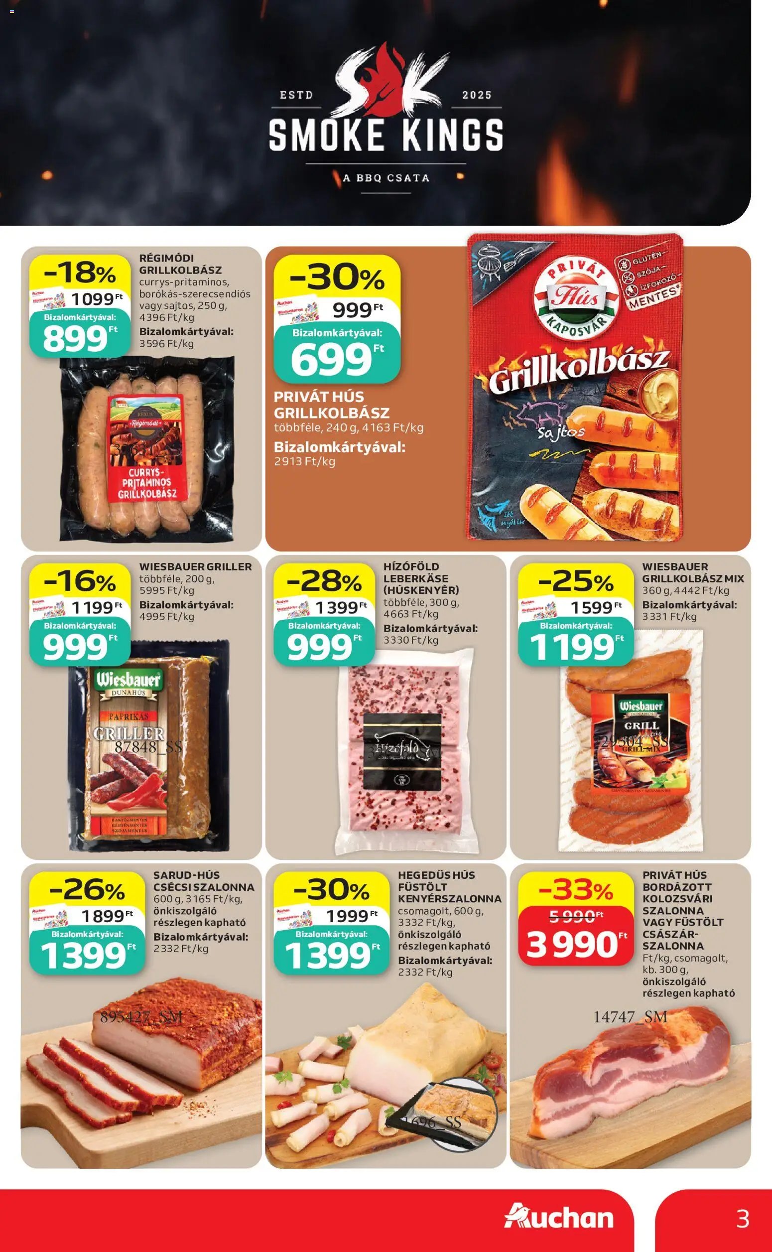 Auchan újság 2026.07.16. Auchan Grill ajánlataink