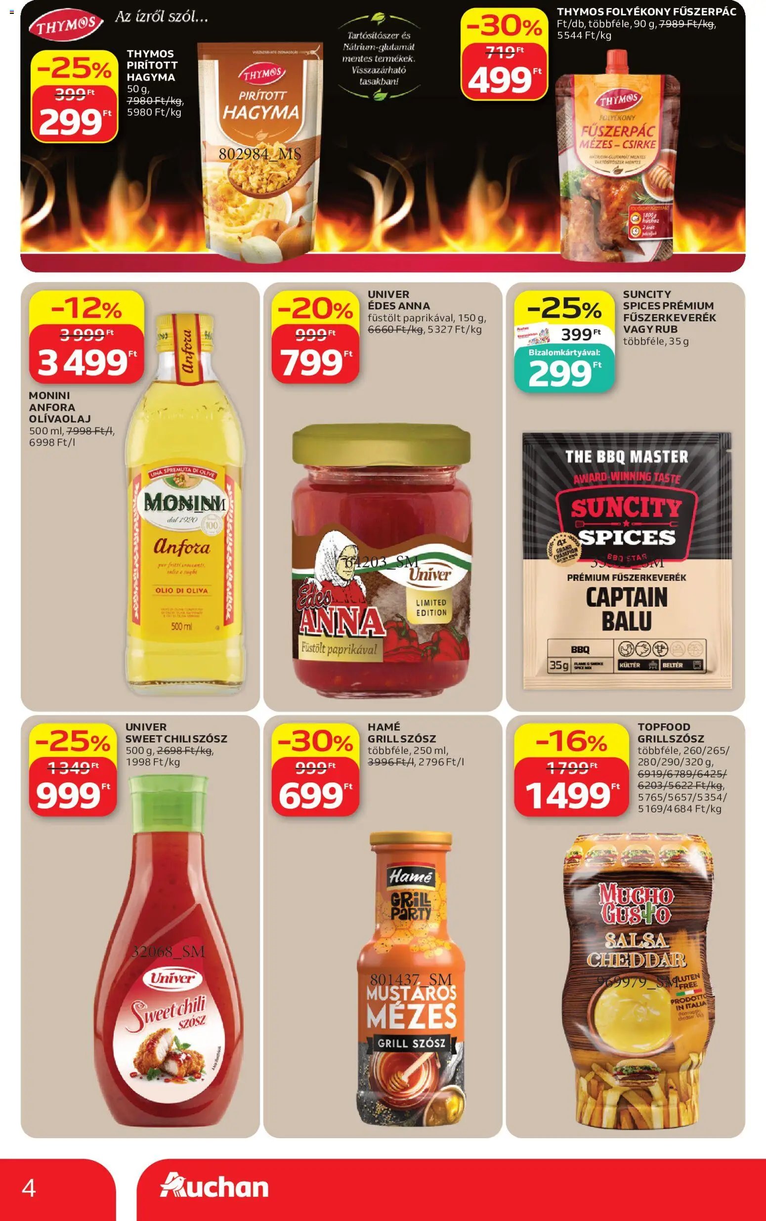 Auchan újság 2026.07.16. Auchan Grill ajánlataink