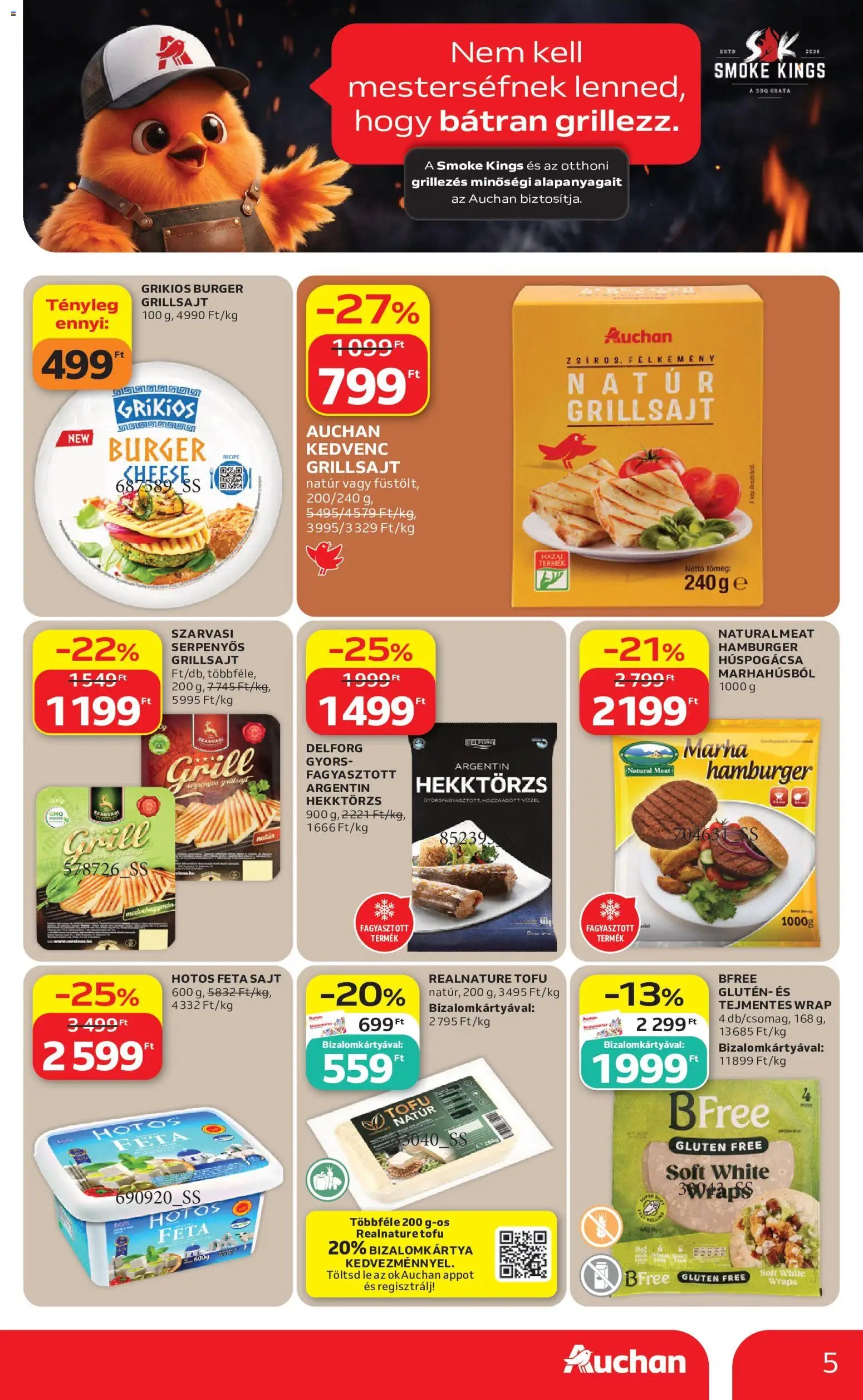 Auchan újság 2026.07.16. Auchan Grill ajánlataink