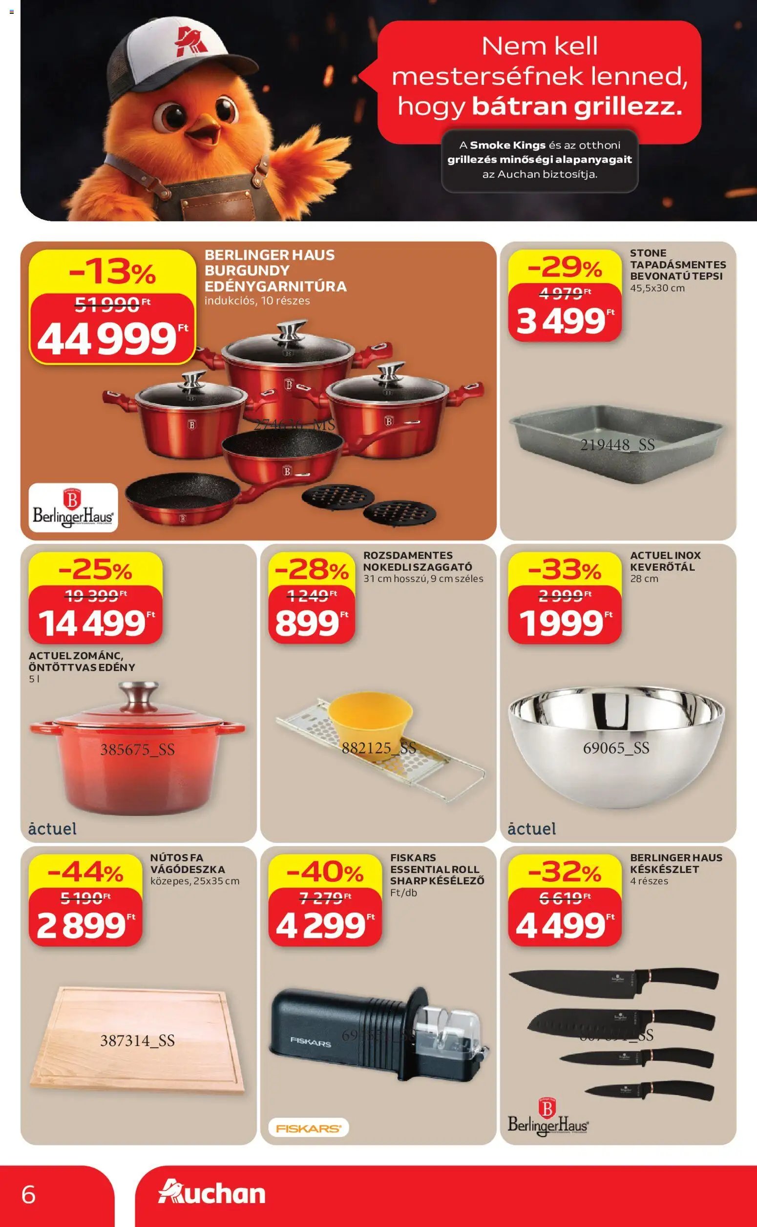 Auchan újság 2026.07.16. Auchan Grill ajánlataink