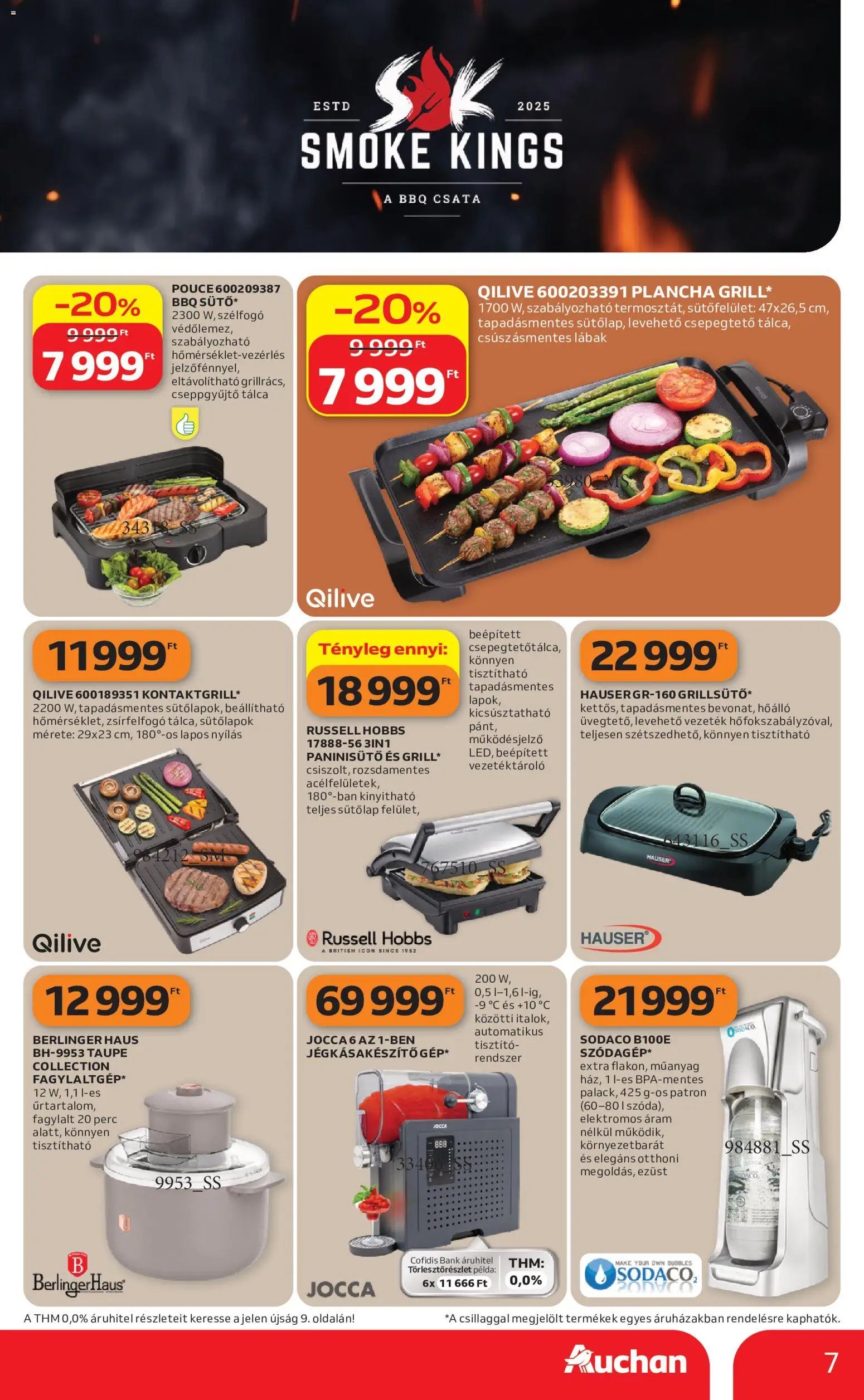 Auchan újság 2026.07.16. Auchan Grill ajánlataink