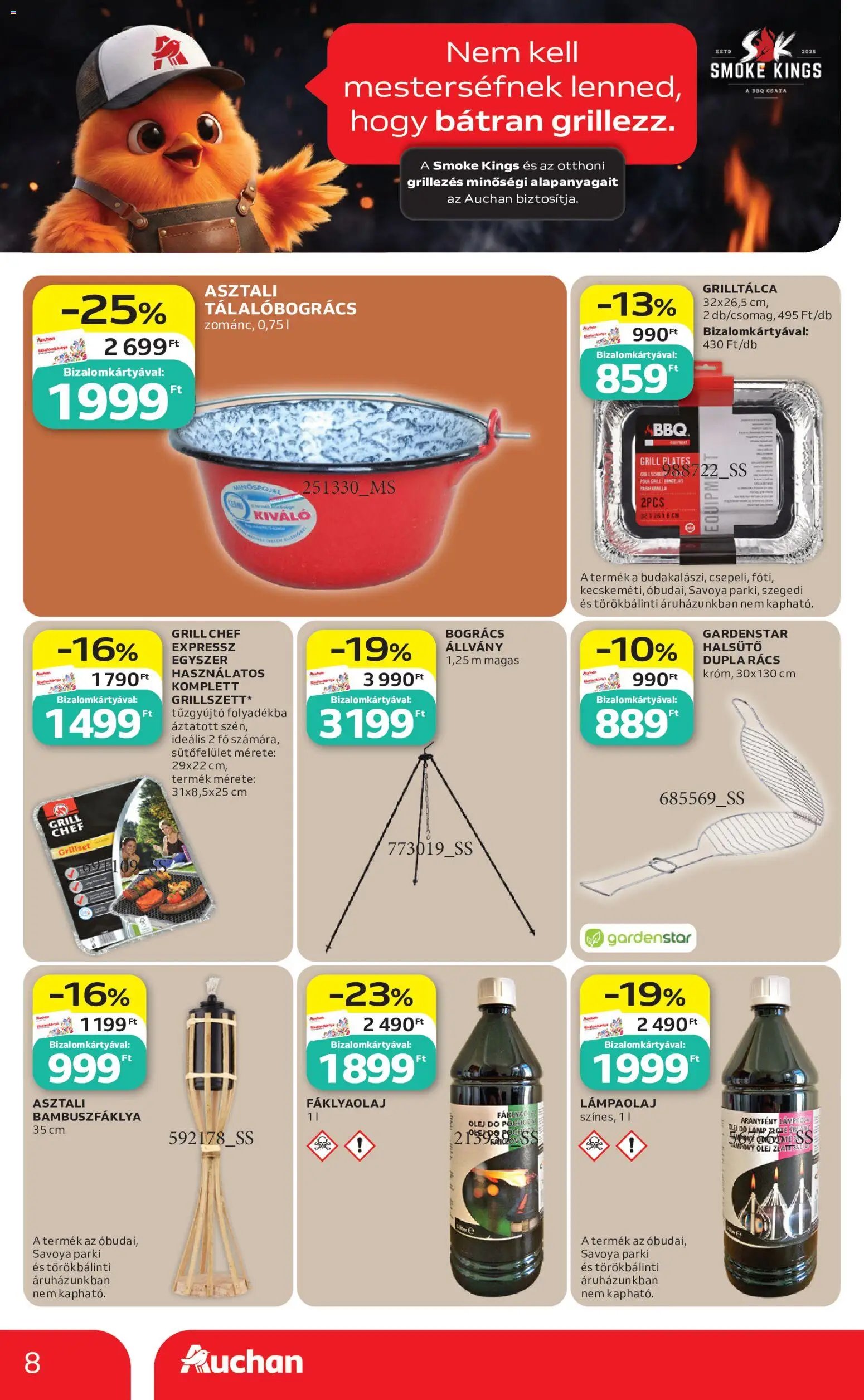 Auchan újság 2026.07.16. Auchan Grill ajánlataink
