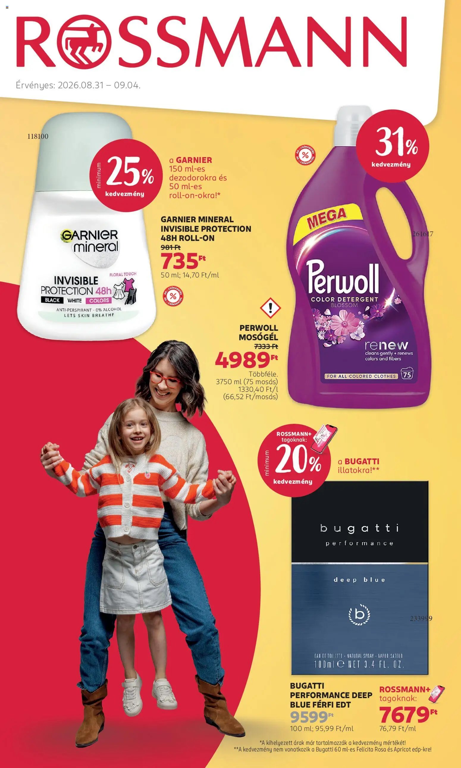 Rossmann újság 2026.08.31. Rossmann akciós újság