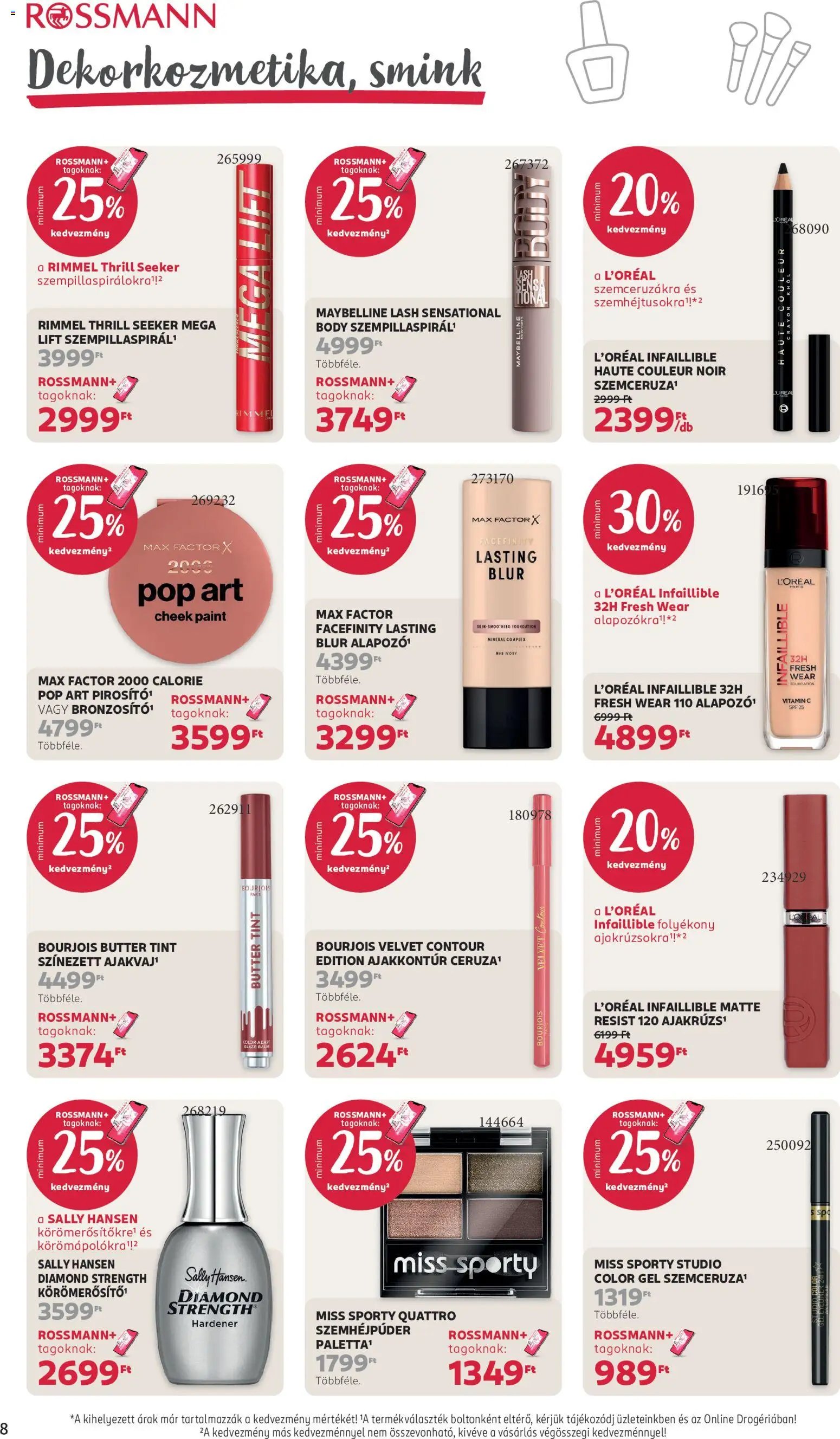 Rossmann újság 2026.08.31. Rossmann akciós újság
