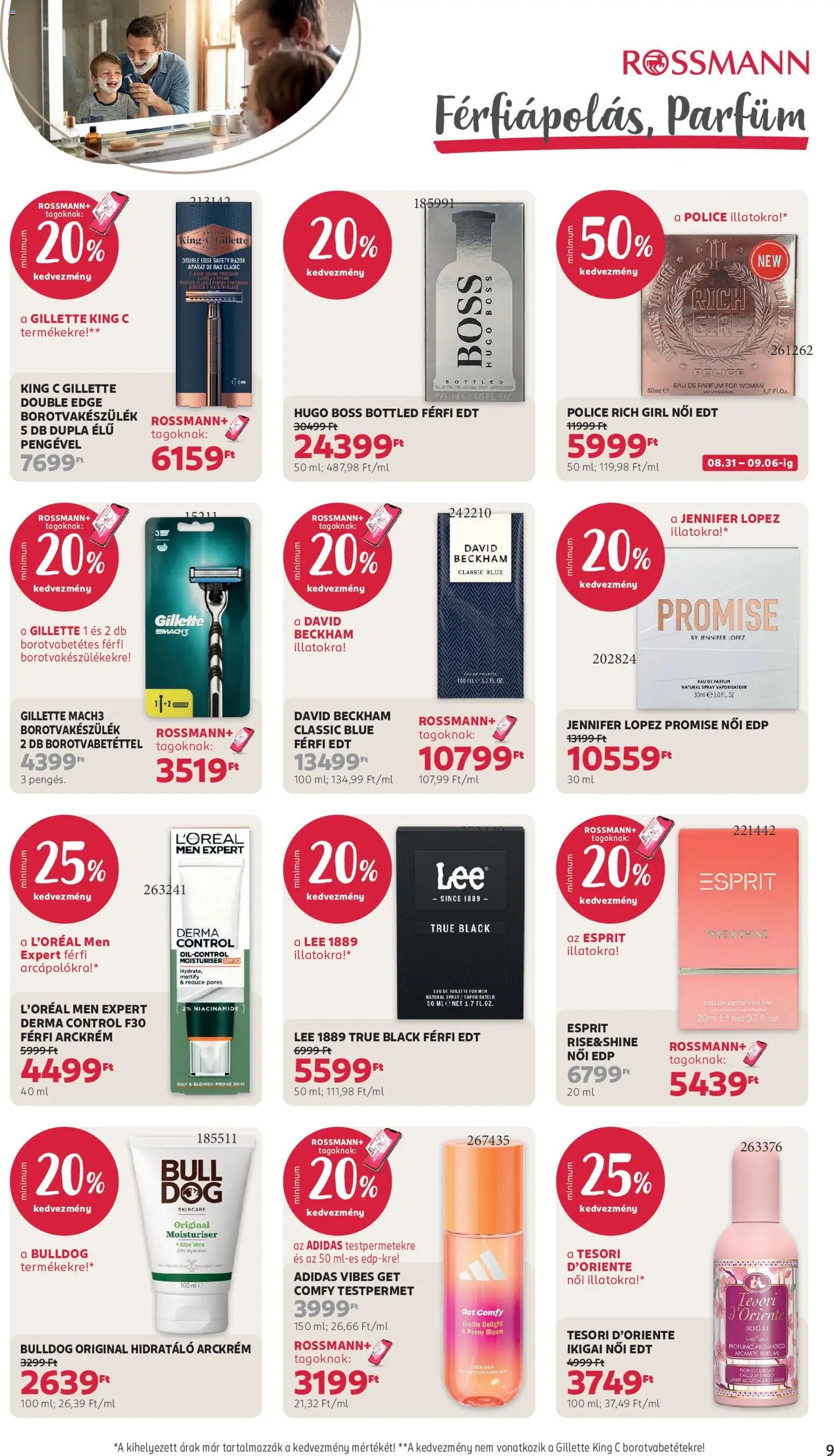 Rossmann újság 2026.08.31. Rossmann akciós újság