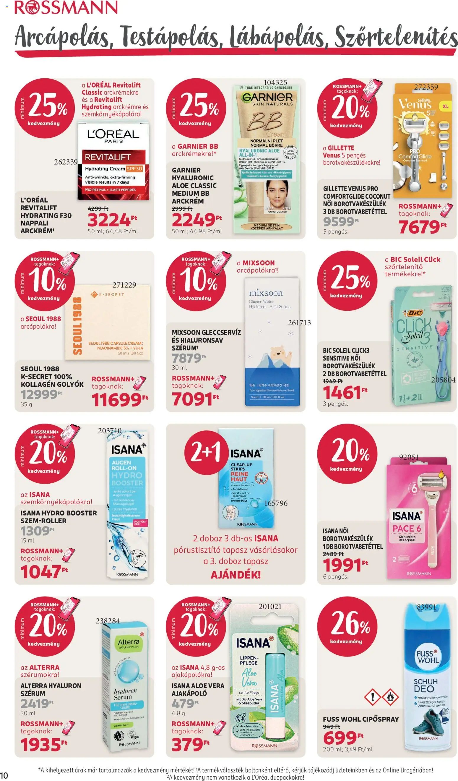 Rossmann újság 2026.08.31. Rossmann akciós újság