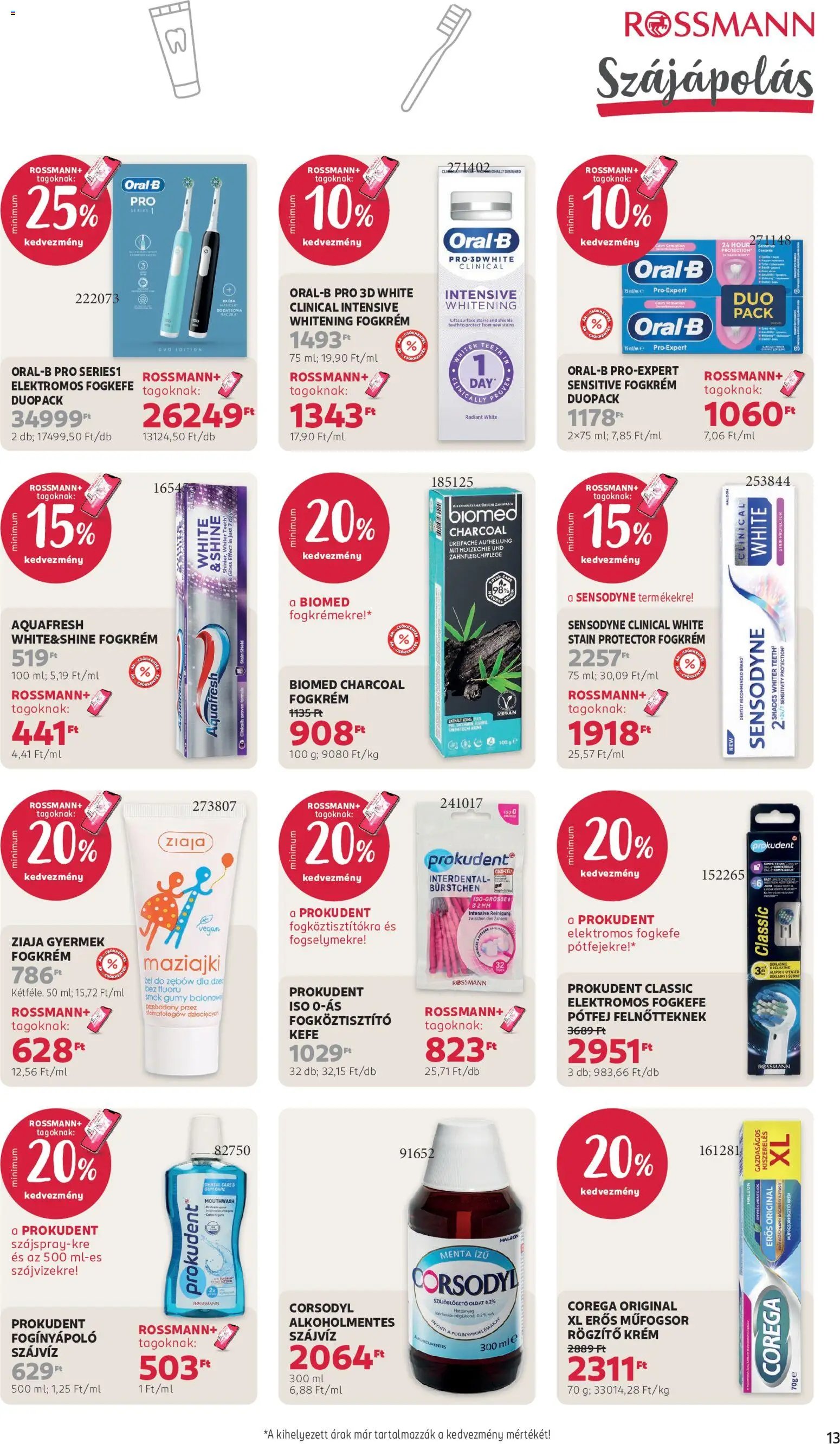 Rossmann újság 2026.08.31. Rossmann akciós újság