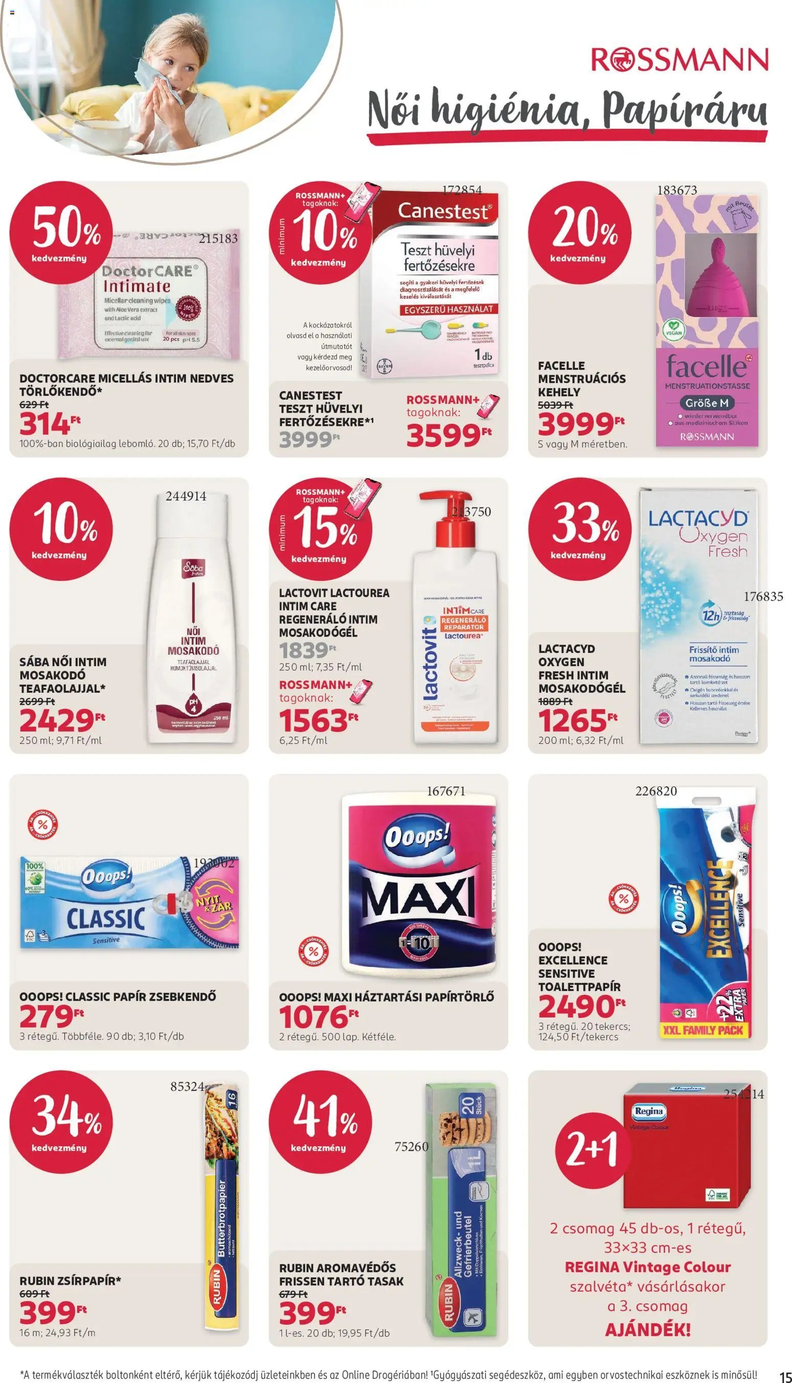 Rossmann újság 2026.08.31. Rossmann akciós újság