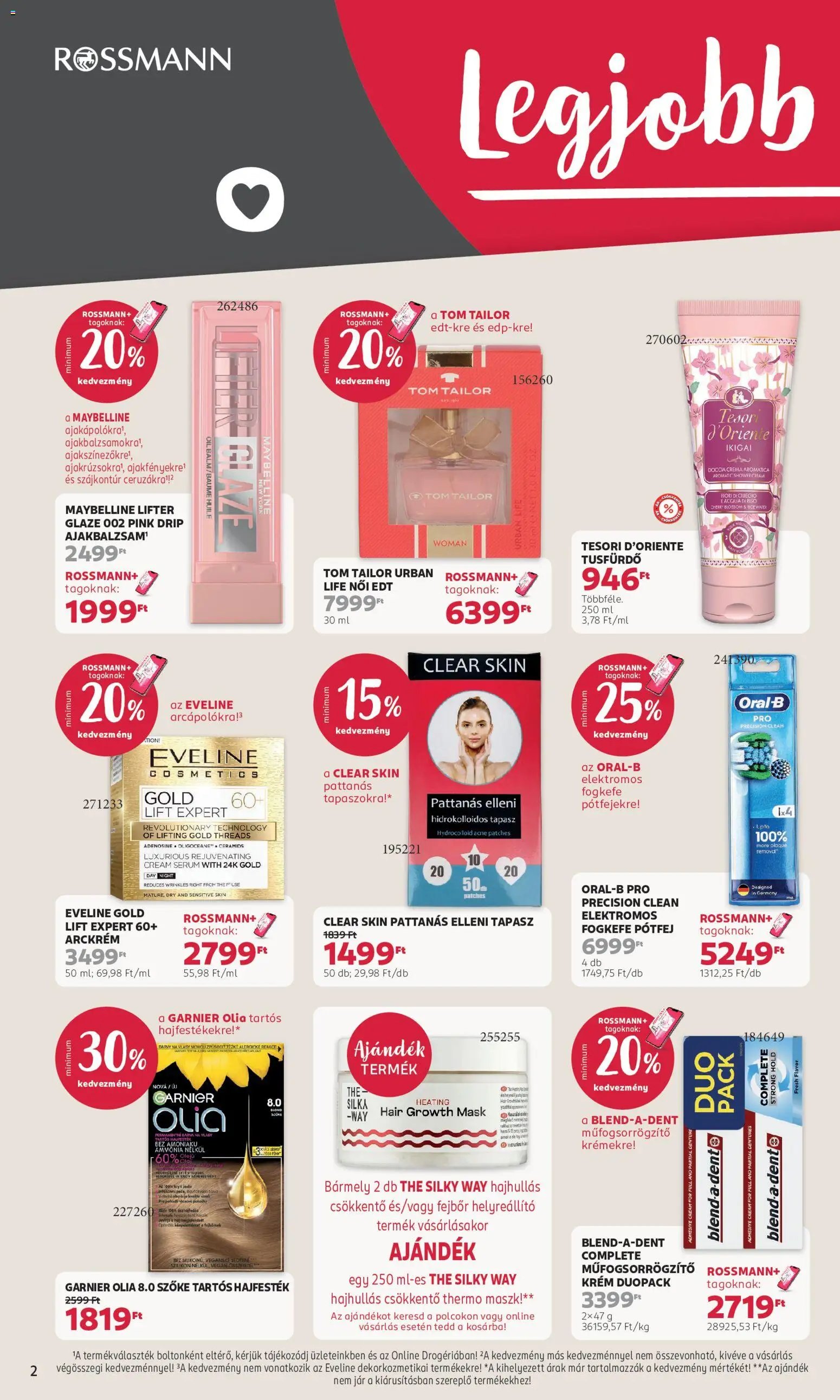 Rossmann újság 2026.08.31. Rossmann akciós újság