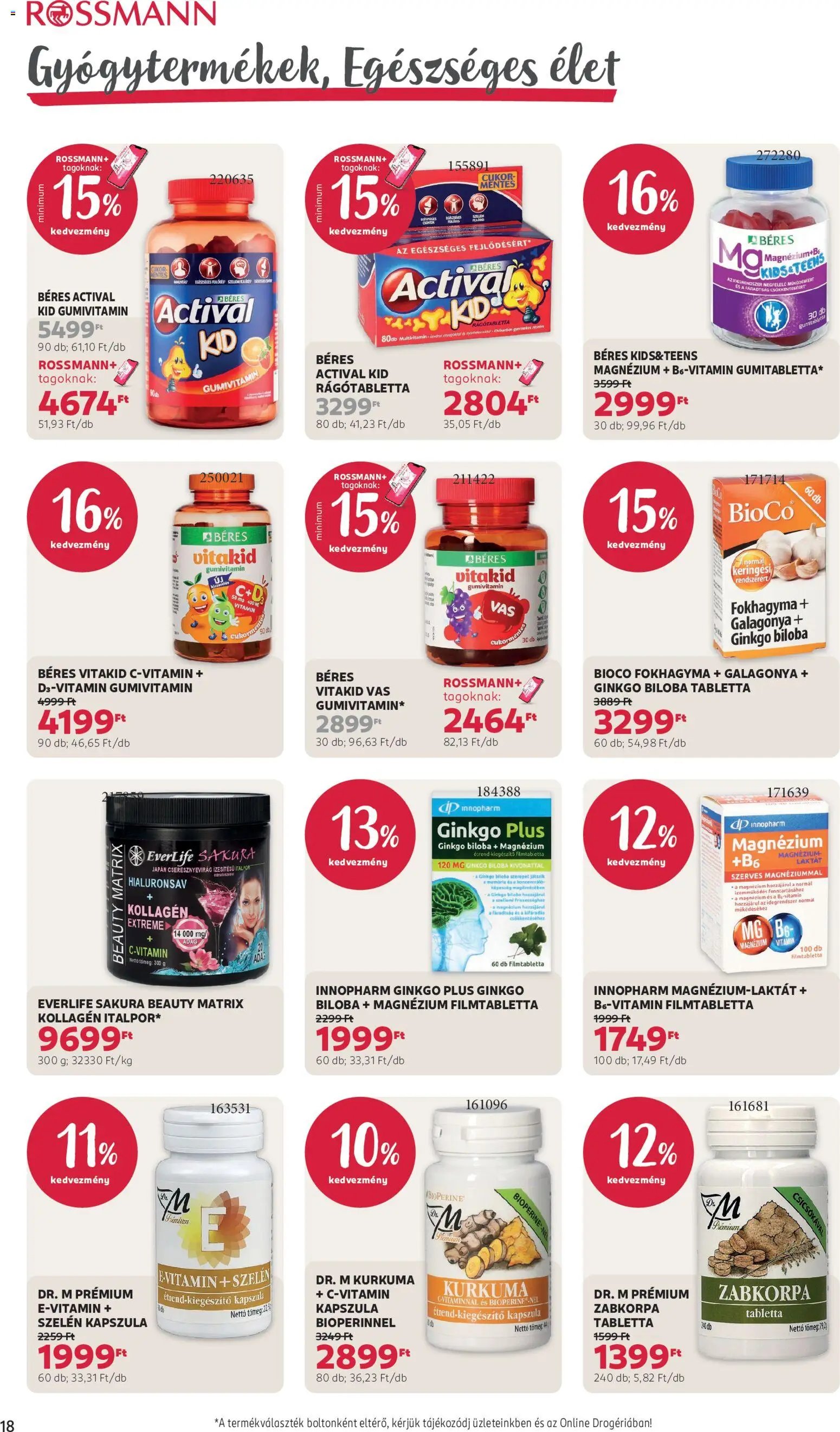 Rossmann újság 2026.08.31. Rossmann akciós újság