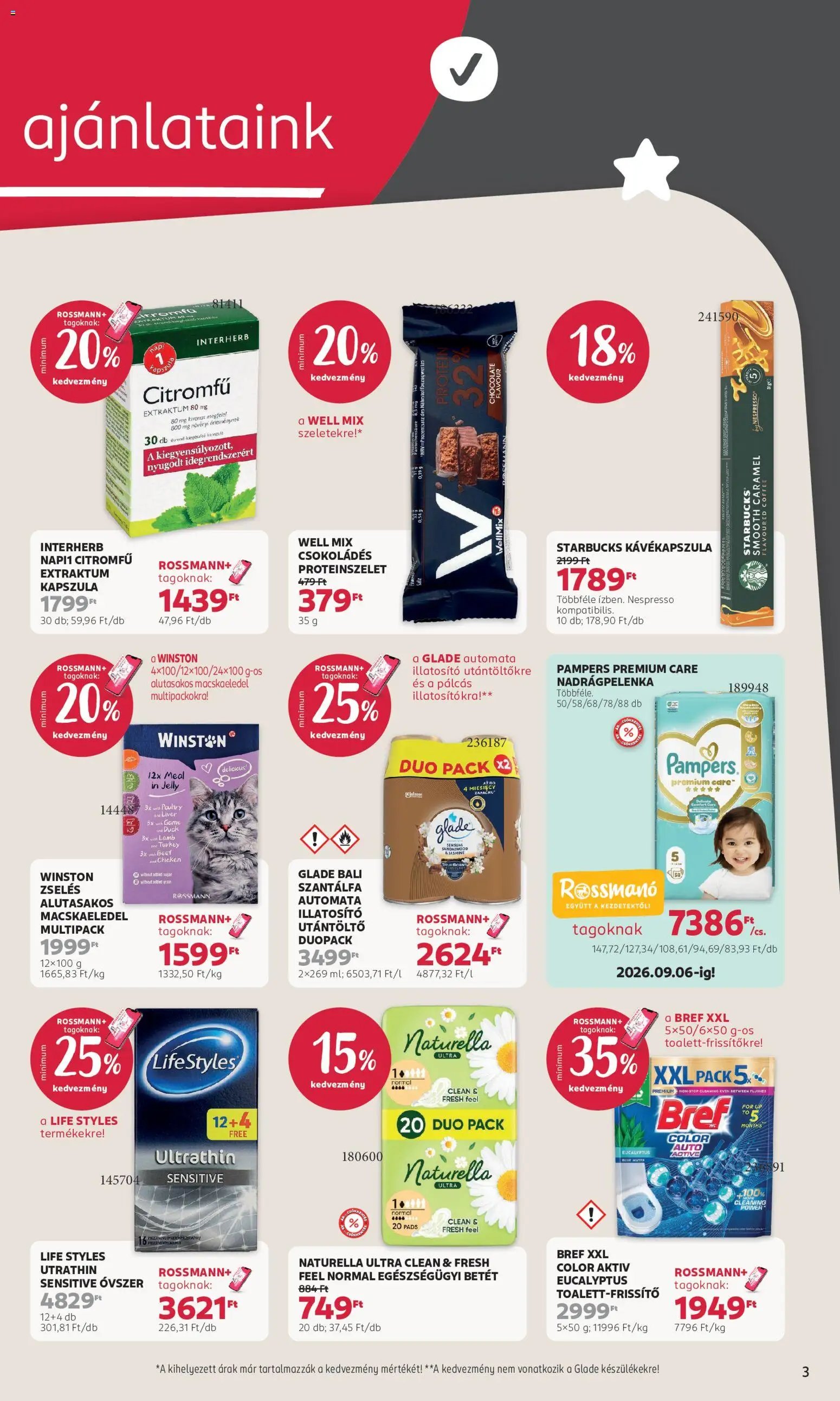 Rossmann újság 2026.08.31. Rossmann akciós újság