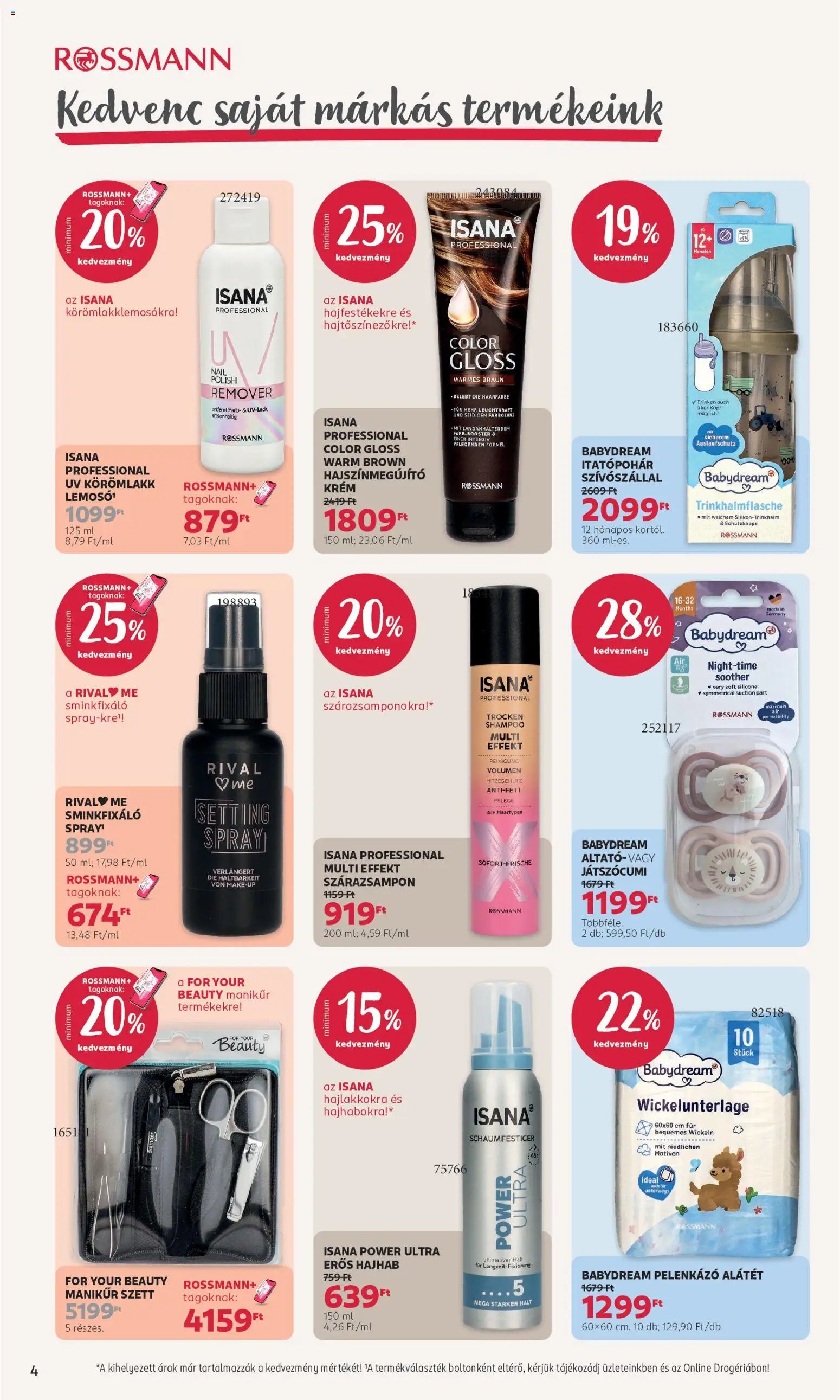 Rossmann újság 2026.08.31. Rossmann akciós újság