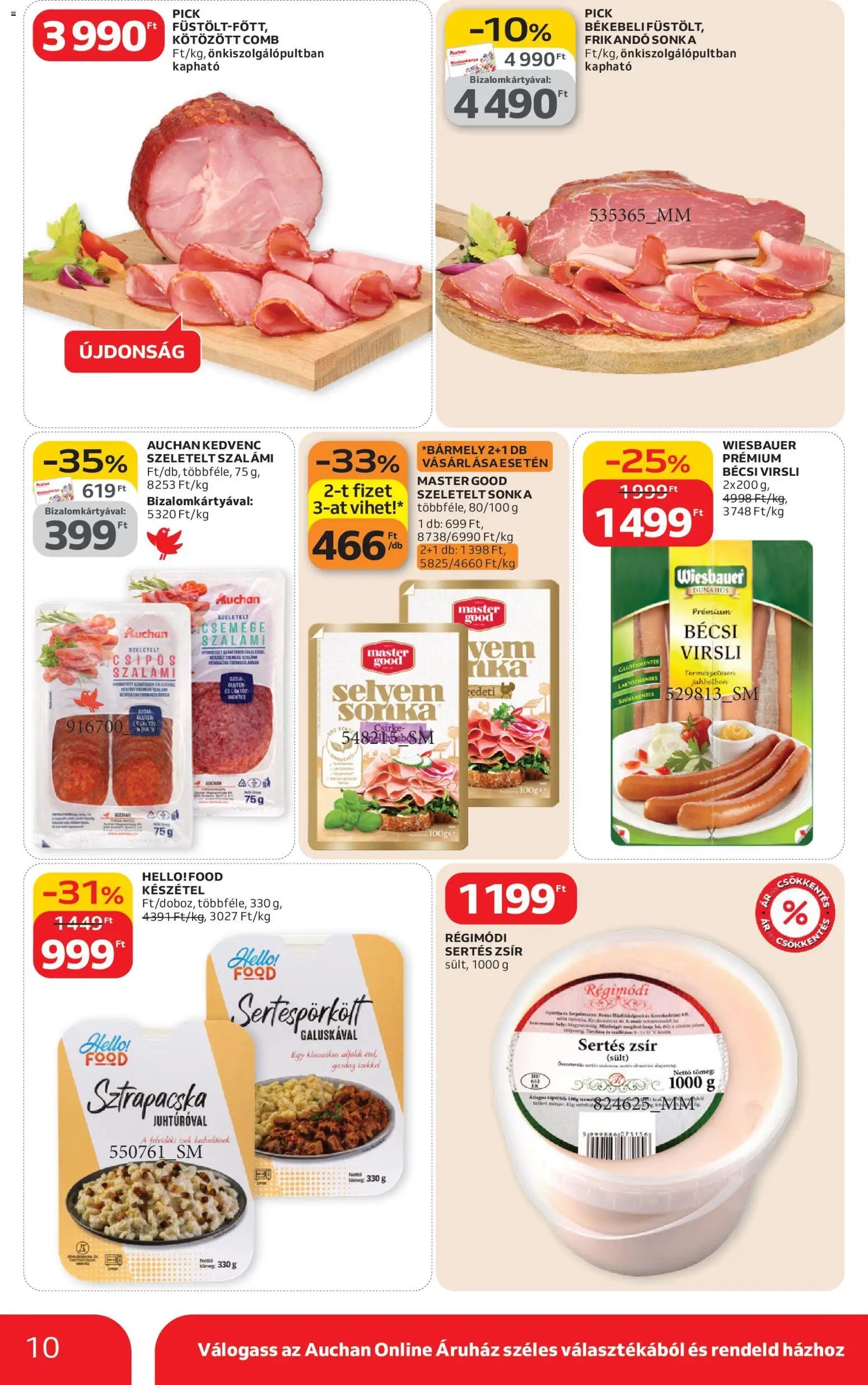 Auchan újság 2026.02.19. Szupermarket akciós újság (2026-02-19 - 2026-02-25)