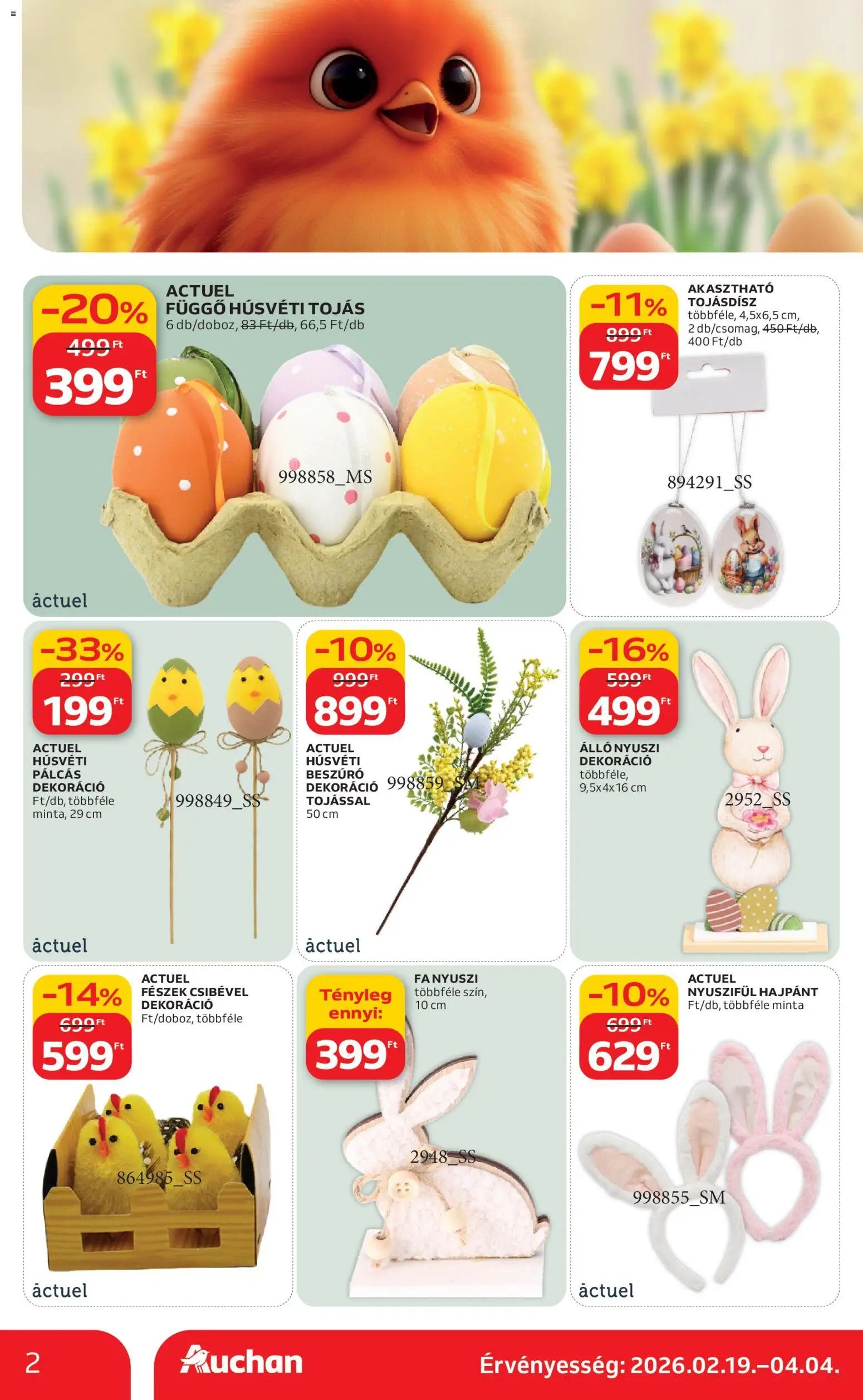 Auchan újság 2026.02.19. Szupermarket akciós újság (2026-02-19 - 2026-02-25)