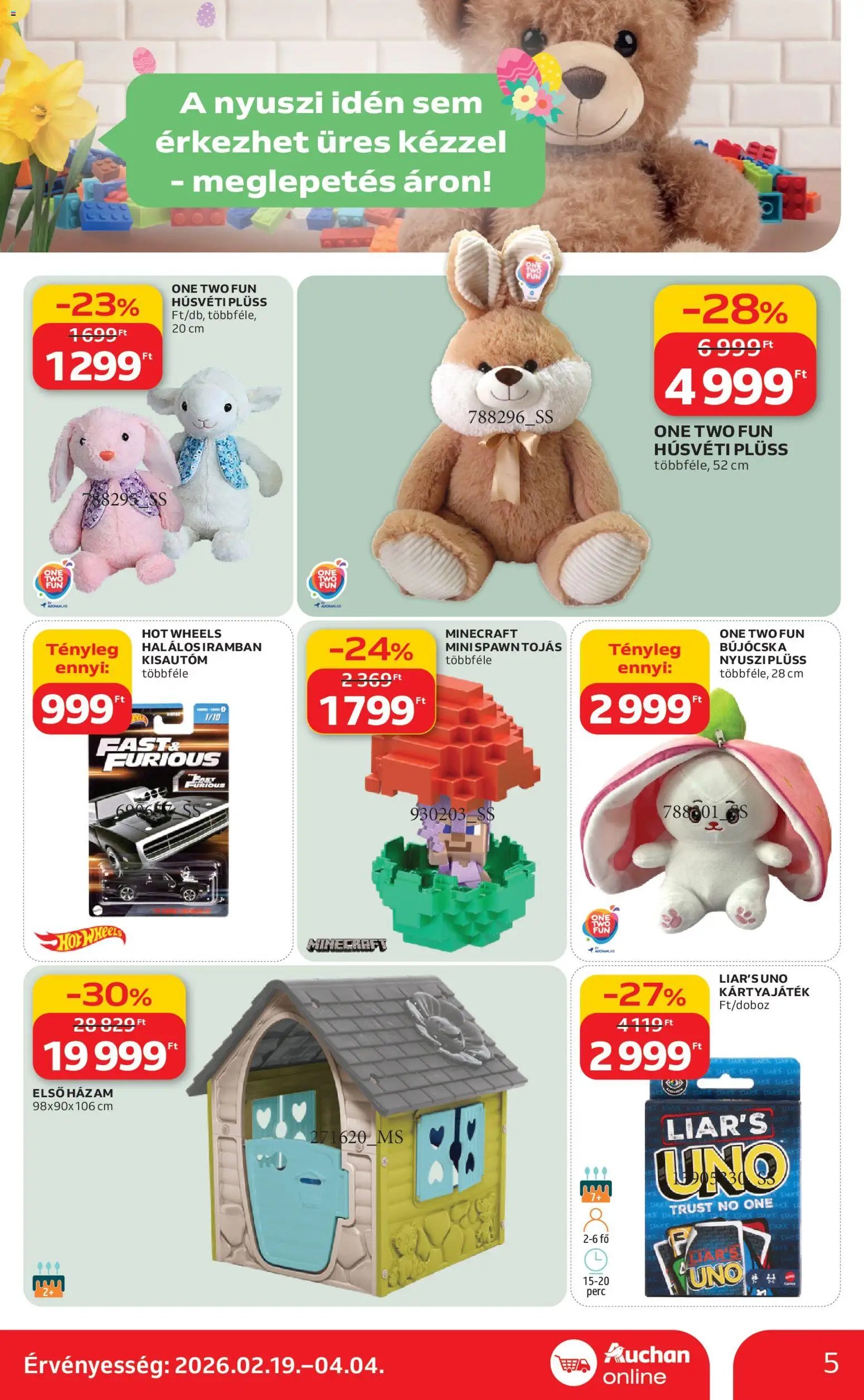 Auchan újság 2026.02.19. Szupermarket akciós újság (2026-02-19 - 2026-02-25)