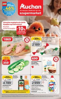 Auchan újság 2026.02.19. Szupermarket akciós újság (2026-02-19 - 2026-02-25)