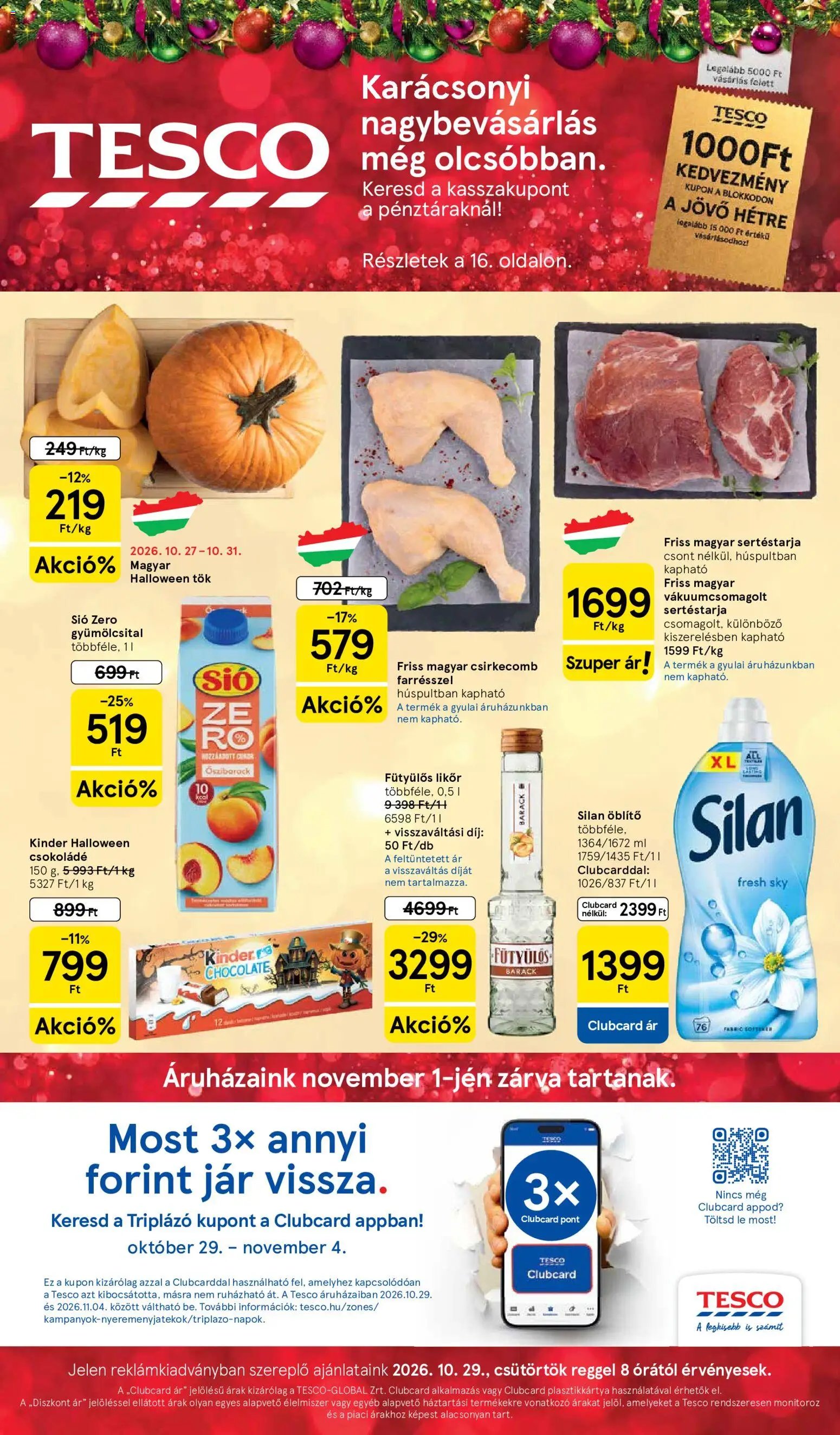 TESCO akciós újság új 2026.10.29. - szórólap online lapozható 