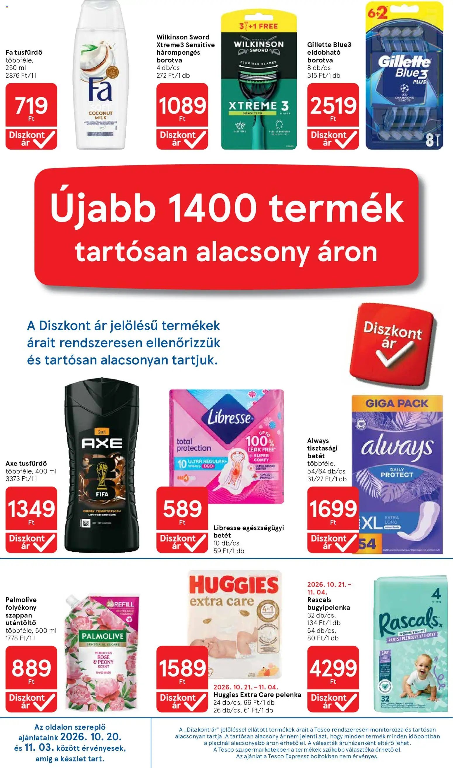 TESCO akciós újság új 2026.10.29. - szórólap online lapozható 