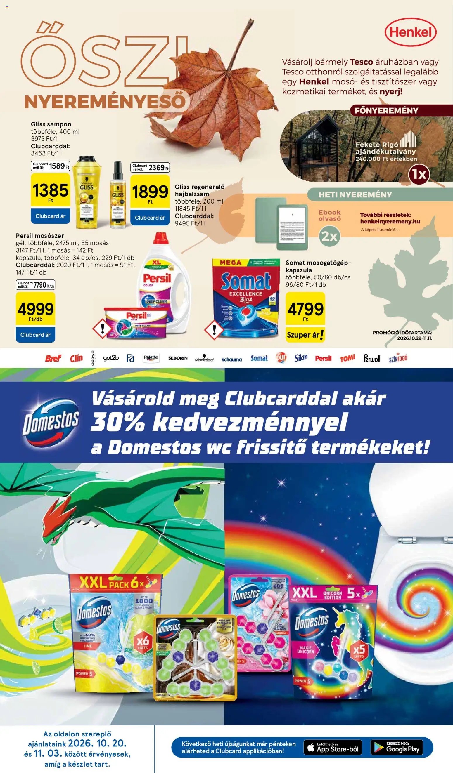 TESCO akciós újság új 2026.10.29. - szórólap online lapozható 
