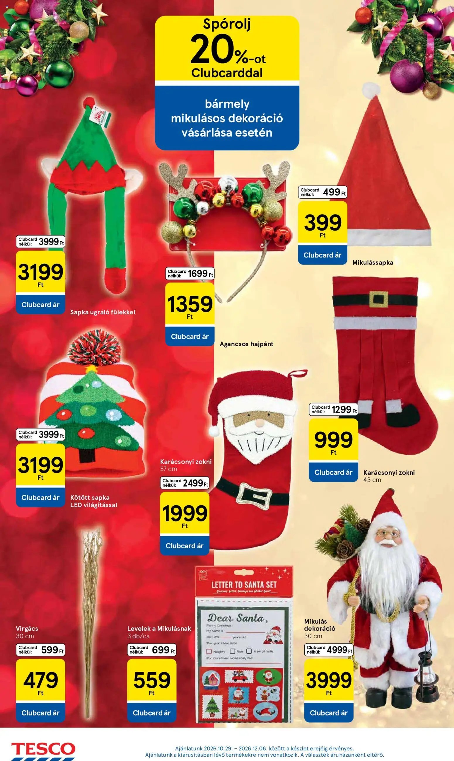 TESCO akciós újság új 2026.10.29. - szórólap online lapozható 