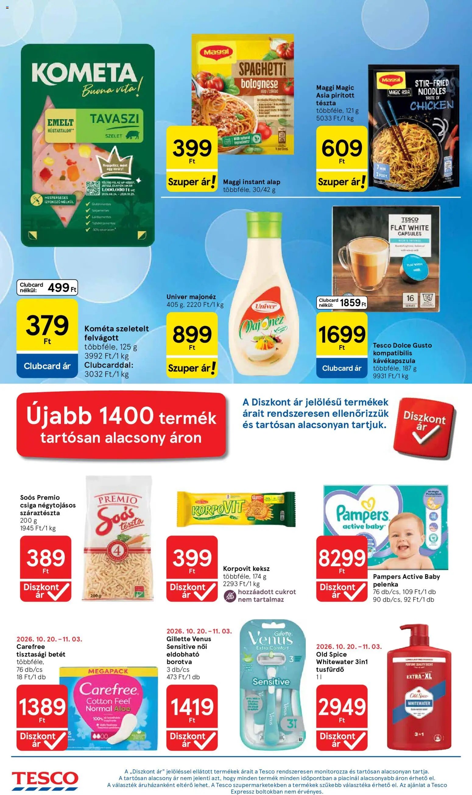 TESCO akciós újság új 2026.10.29. - szórólap online lapozható 